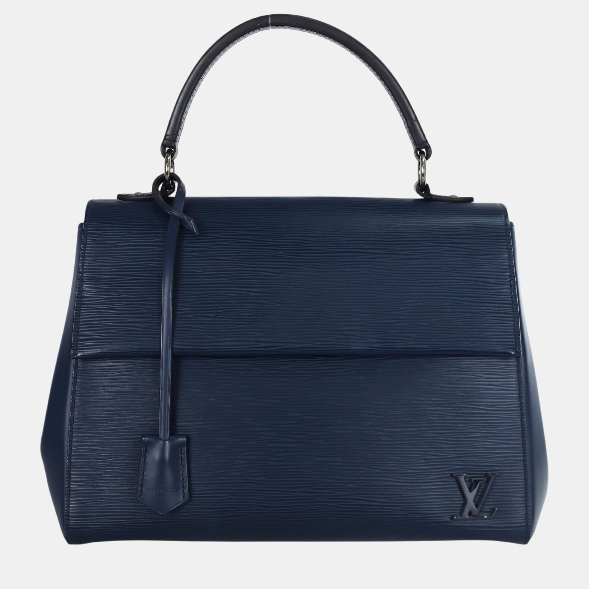 

Louis Vuitton Epi Cluny MM Shoulder Bag, Navy blue