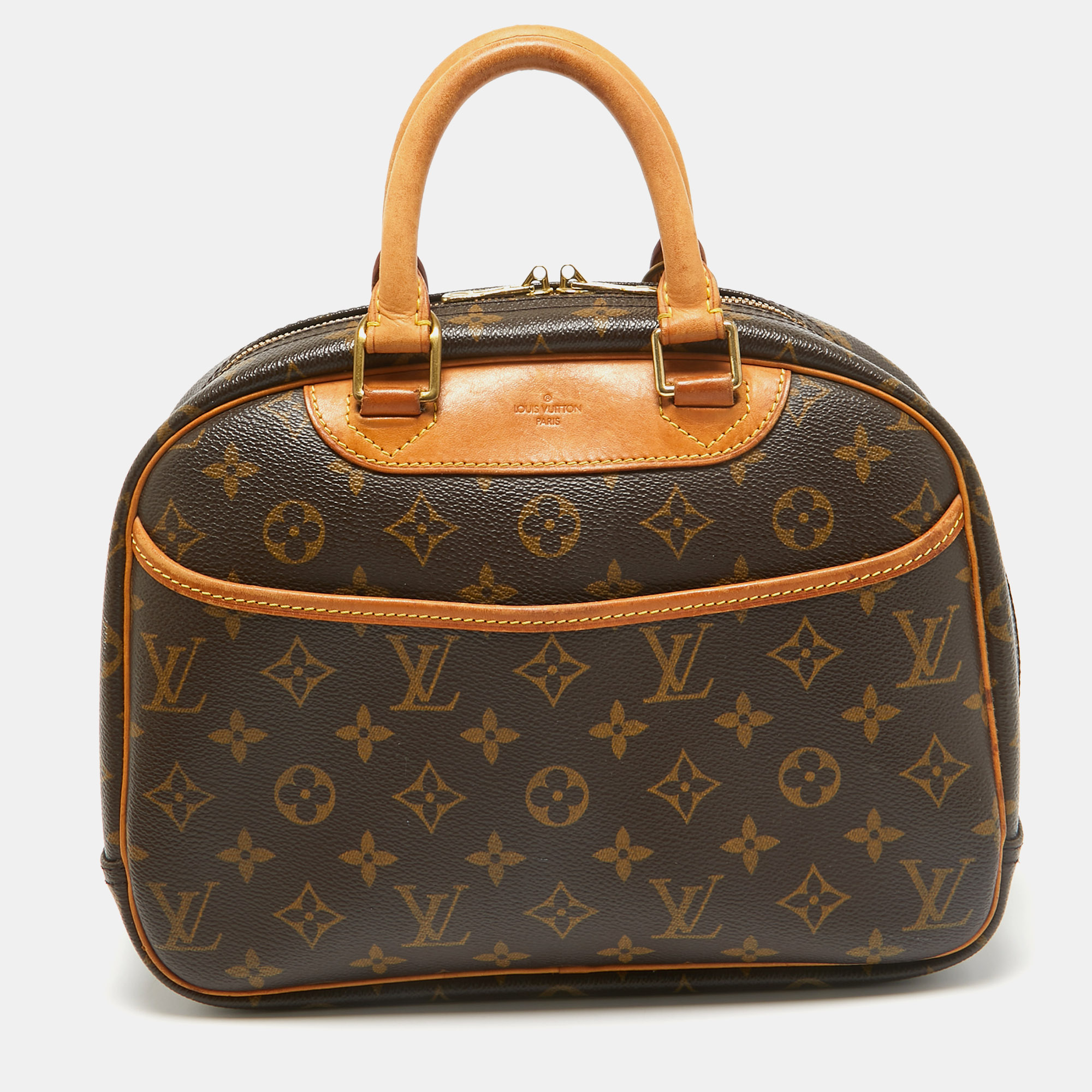 

Louis Vuitton Monogram Canvas Trouville Bag, Brown