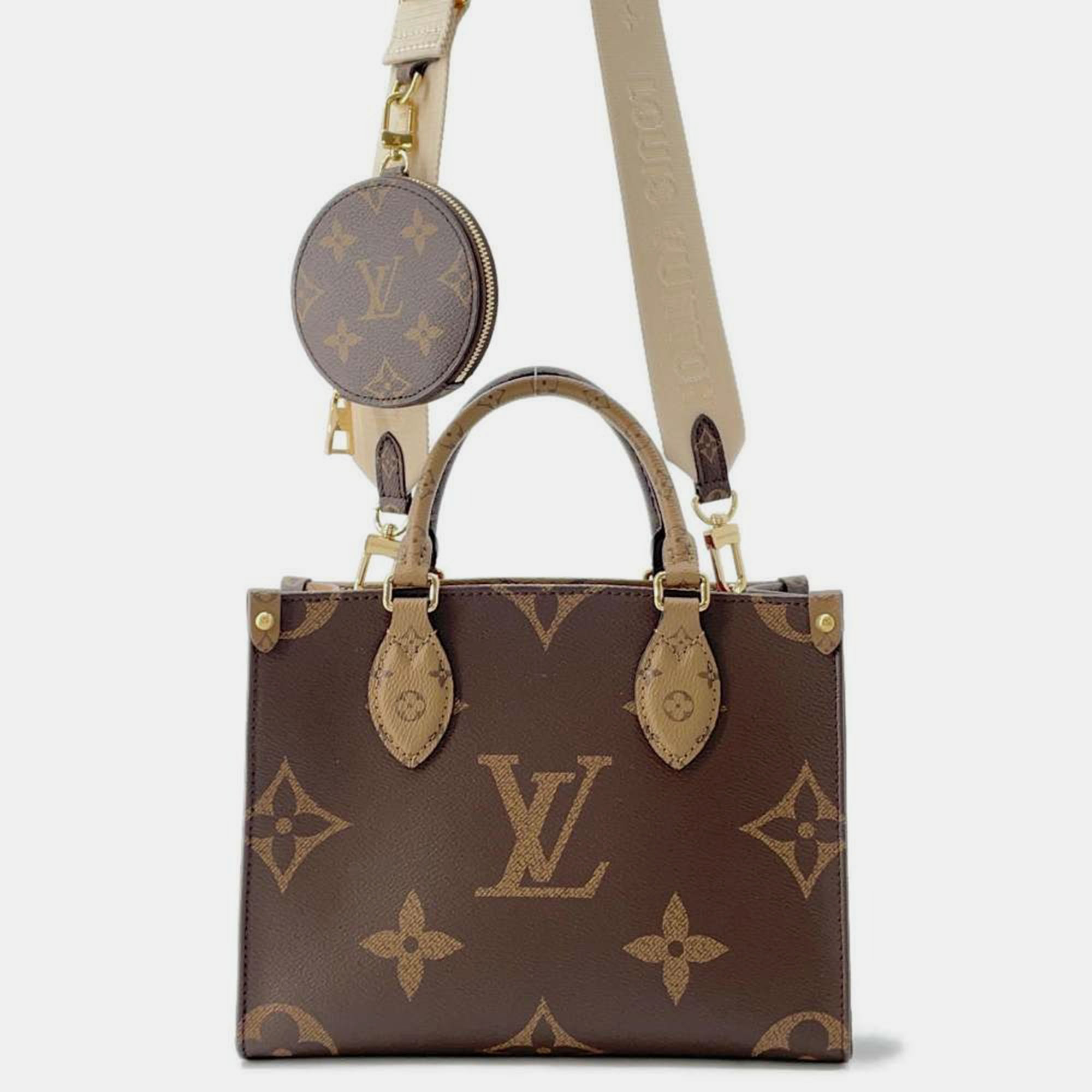 

Louis Vuitton Red Monogram Monogram Reverse Canvas Monogram Giant Onthego bag PM