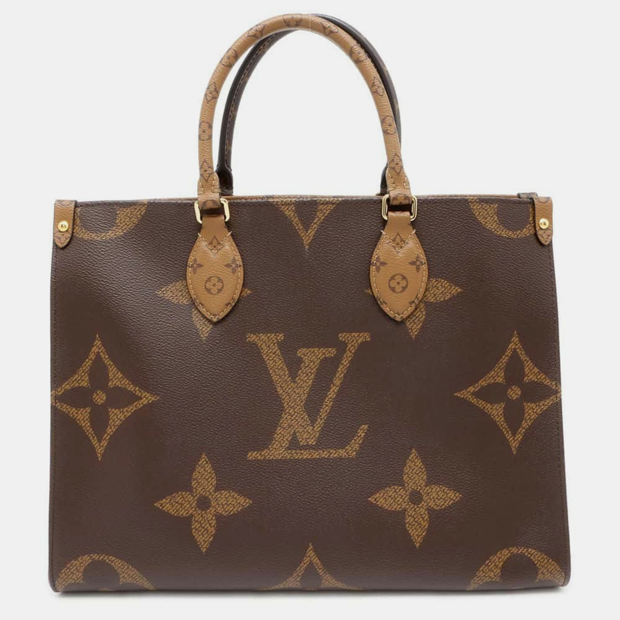 

Louis Vuitton Red Monogram Monogram Reverse Canvas Monogram Giant Onthego MM