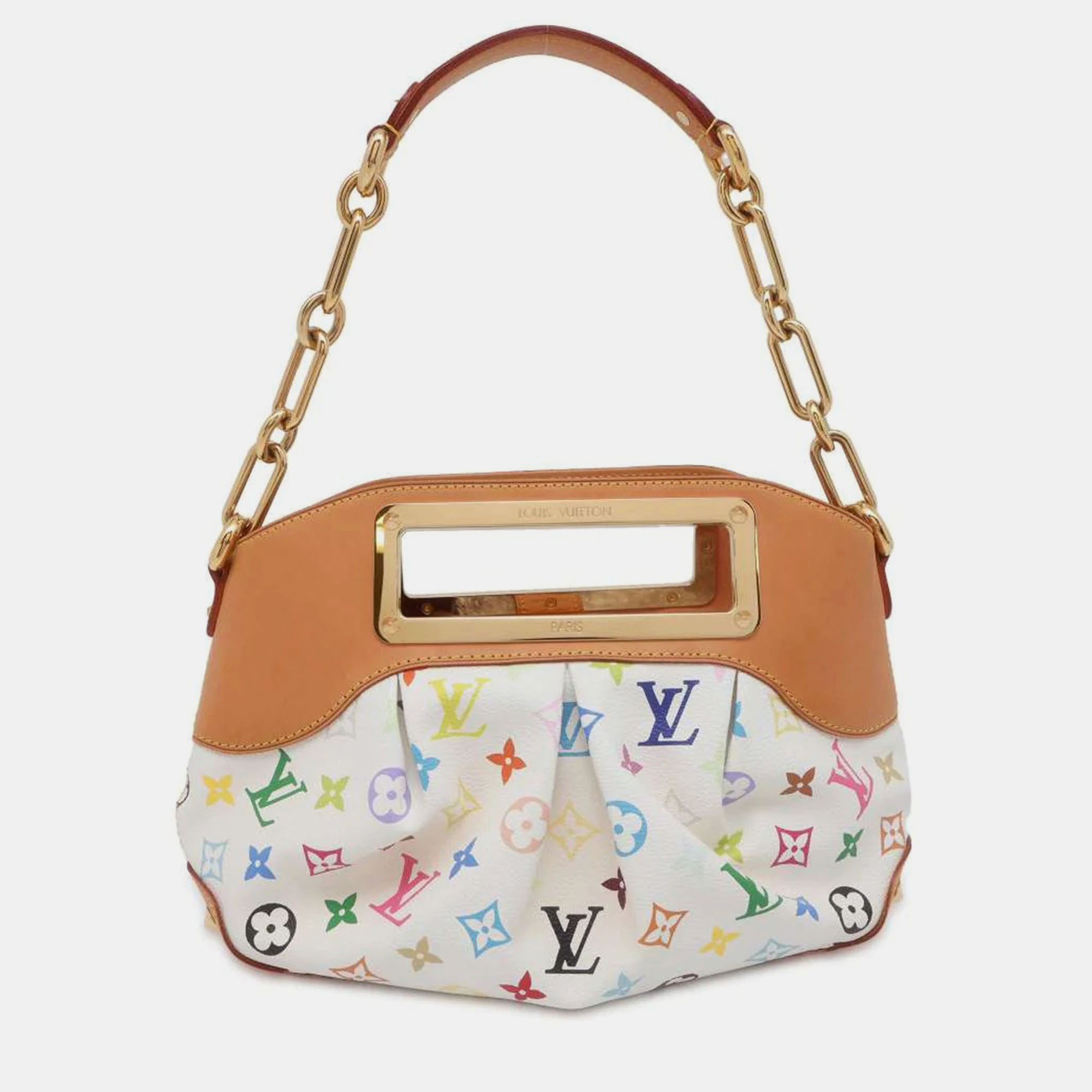 

Louis Vuitton Blanc Monogram Multicolor Judy GM