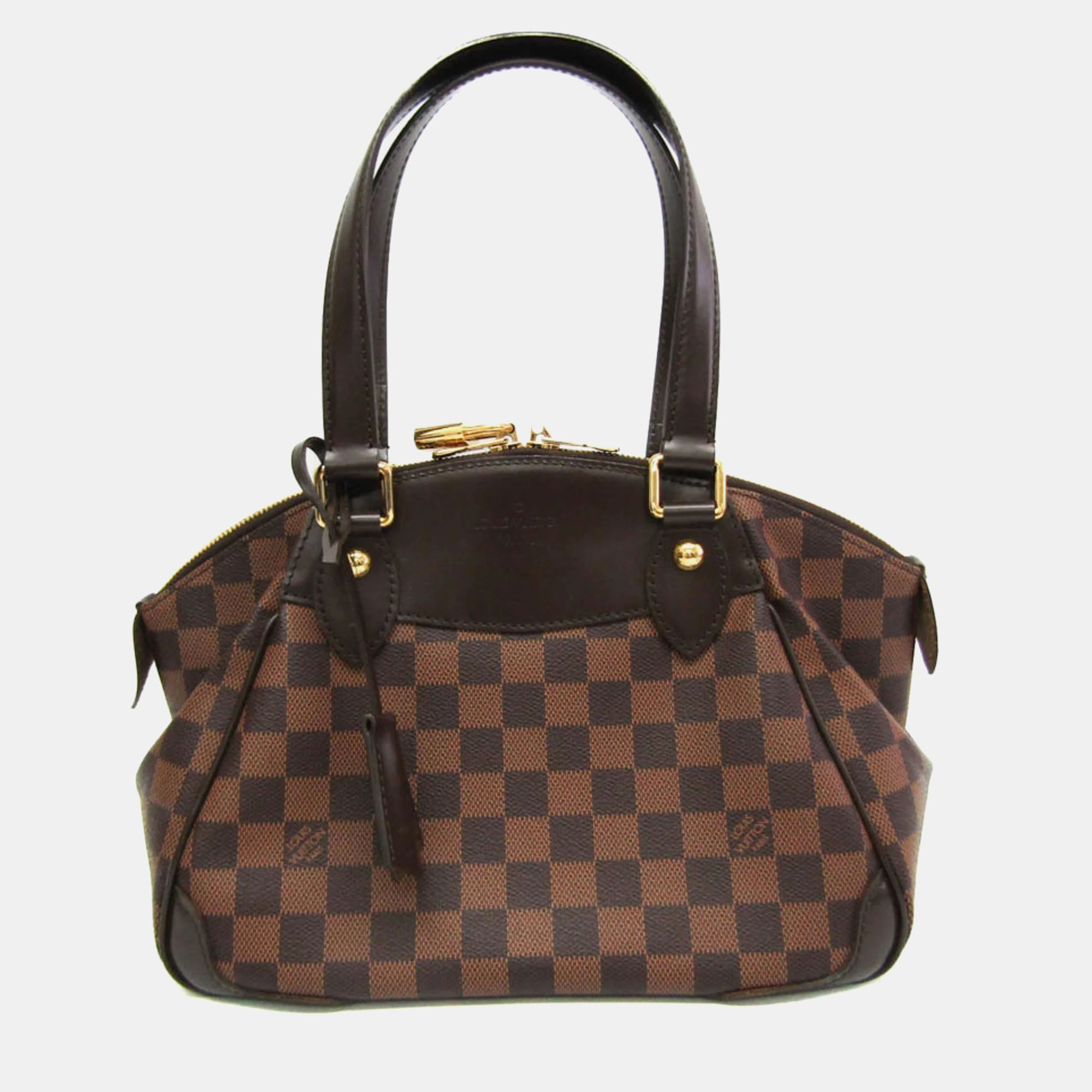 

Louis Vuitton Ebene Damier Verona PM Shoulder Bag, Brown