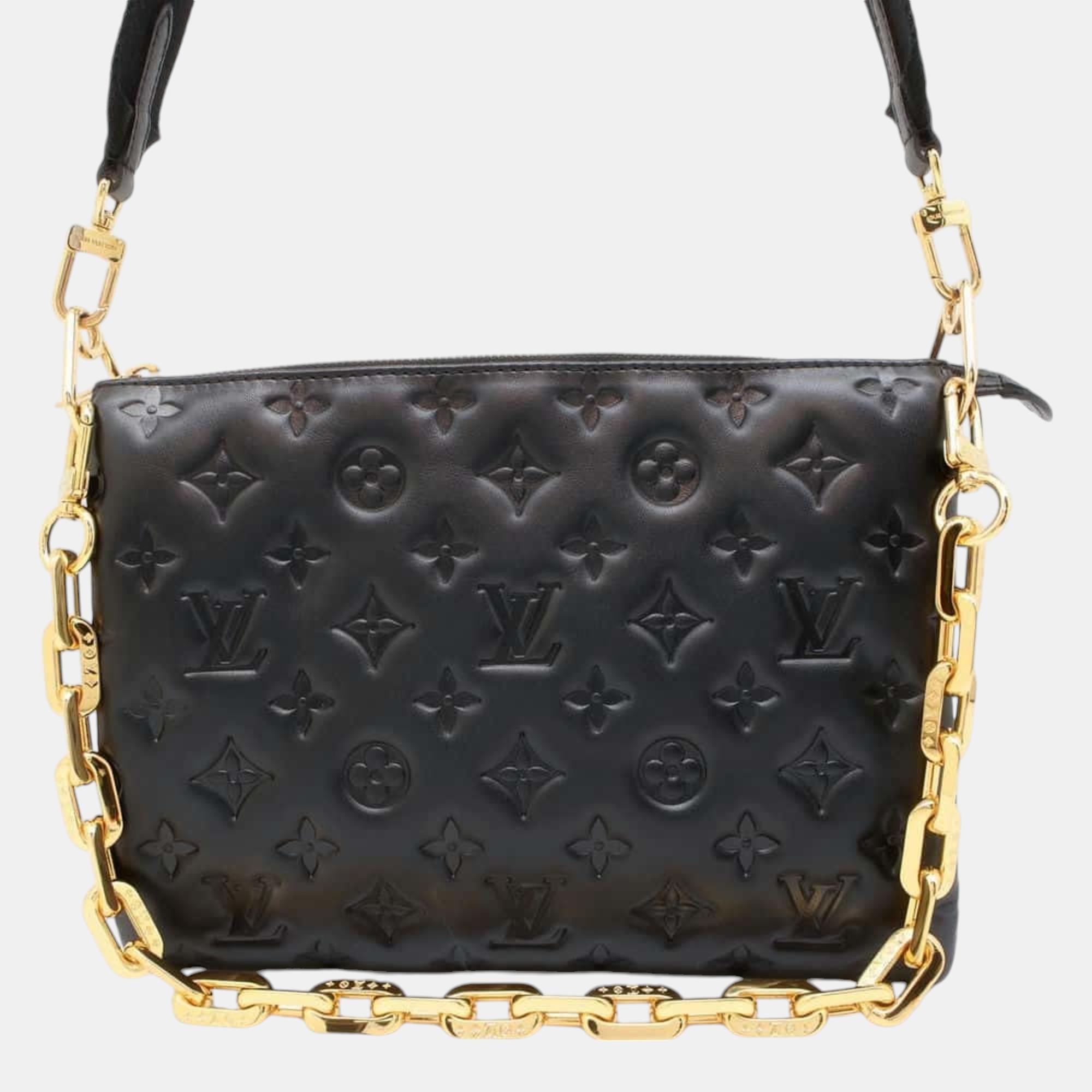 

Louis Vuitton Lamb Leather Monogram Coussin Pm Black Shoulder Bag