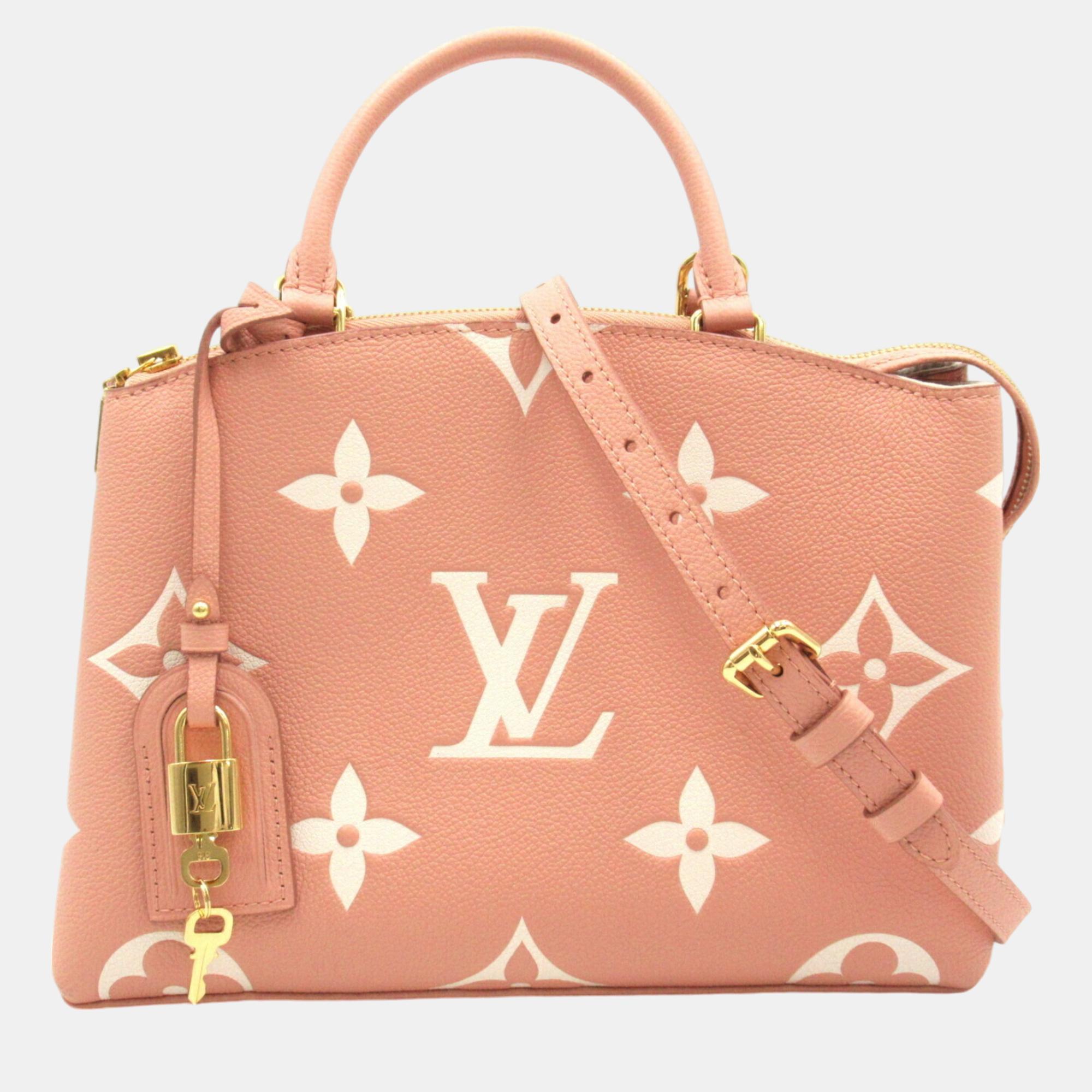 

Louis Vuitton Petit Palais Pm Leather Monogram Empreinte Pink Shoulder Bag