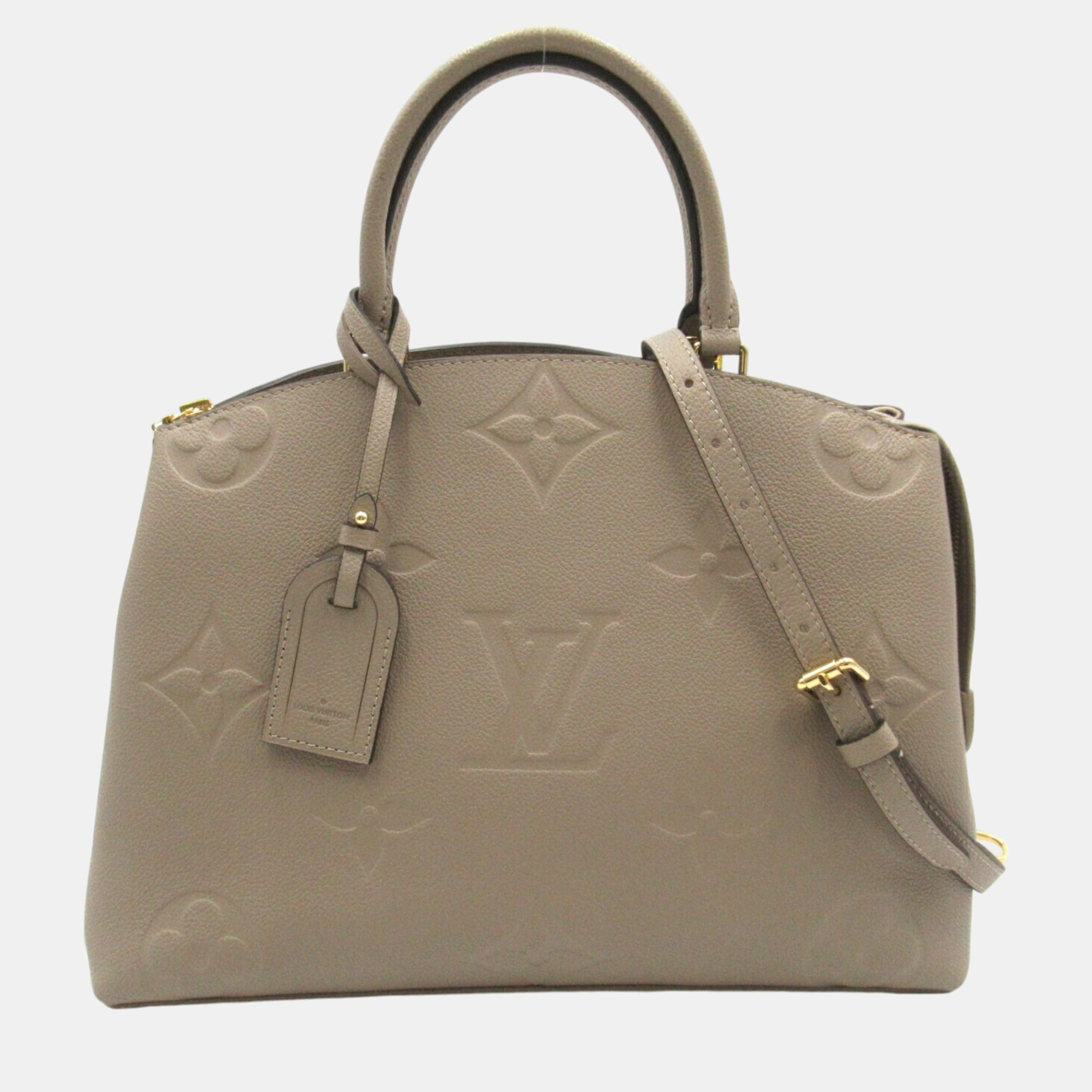 

Louis Vuitton Grand Palais Mm Leather Monogram Empreinte Grey Bag