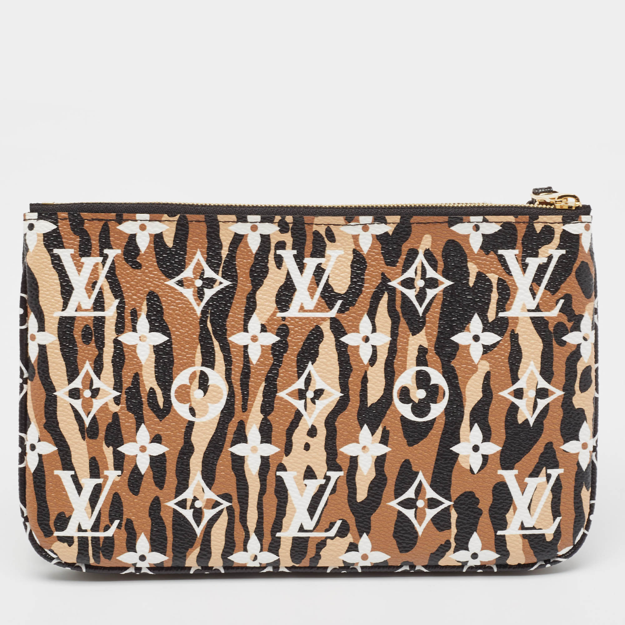 Louis Vuitton Multicolor Giant Monogram Canvas Jungle Double Zip Pochette 