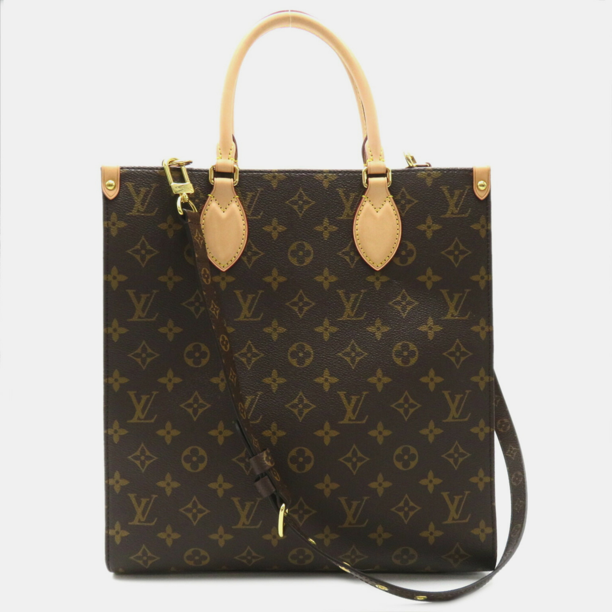 

Louis Vuitton Sac Plat Pm Coated Canvas Monogram Brown Bag