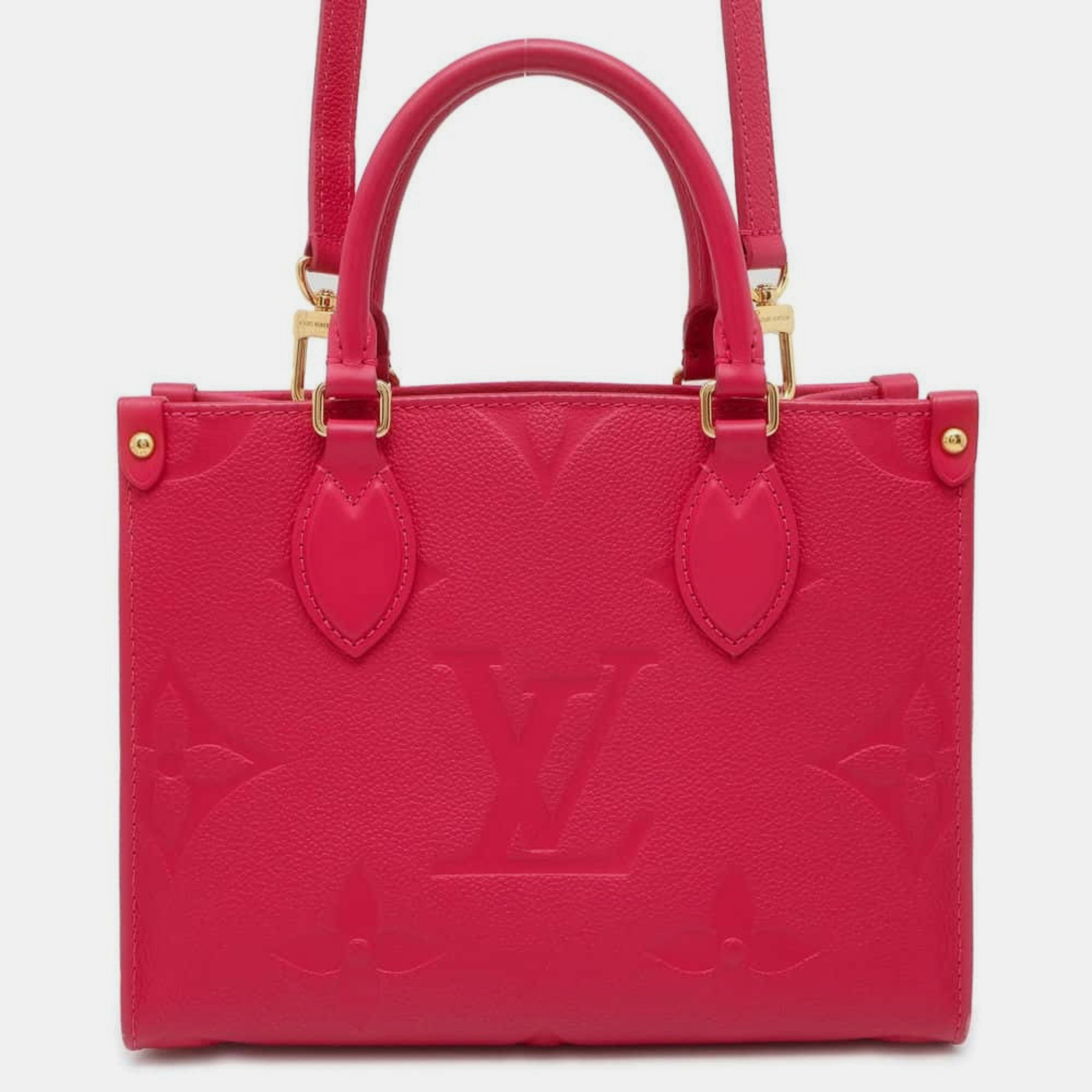 

Louis Vuitton Monogram Empreinte On The Go Pm Bag, Pink