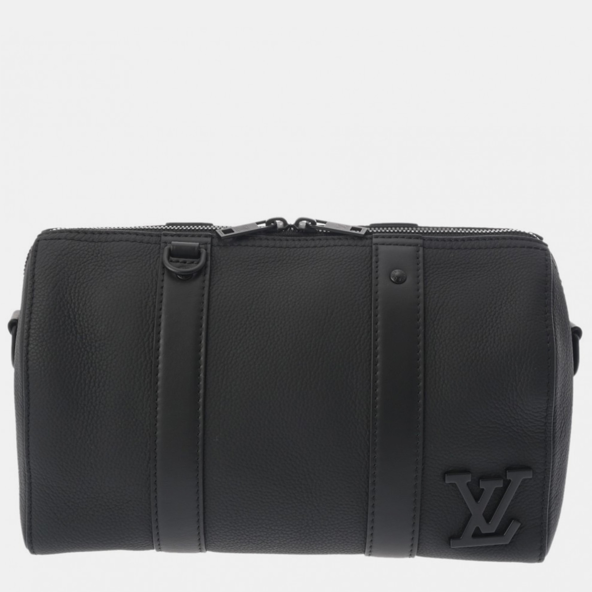 

Louis Vuitton Aerogram City Keepall Noir Taurillon Leather Shoulder Bag, Black