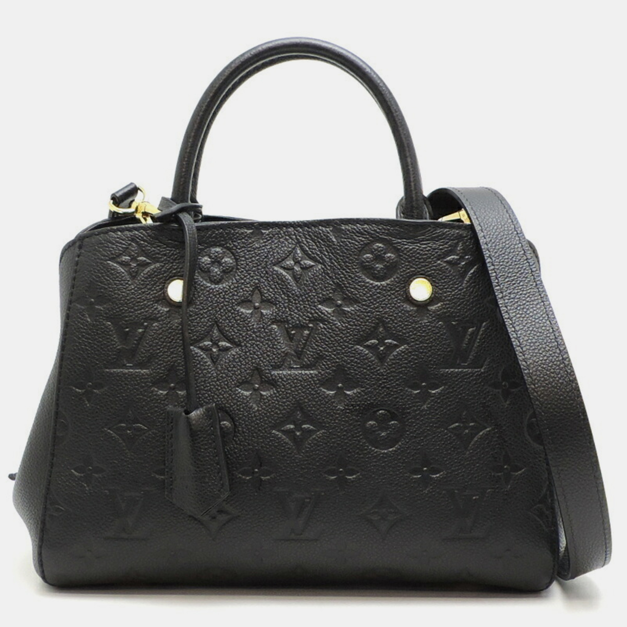 

Louis Vuitton Monogram Empreinte Noir (Black) Montaigne Bb Handbag