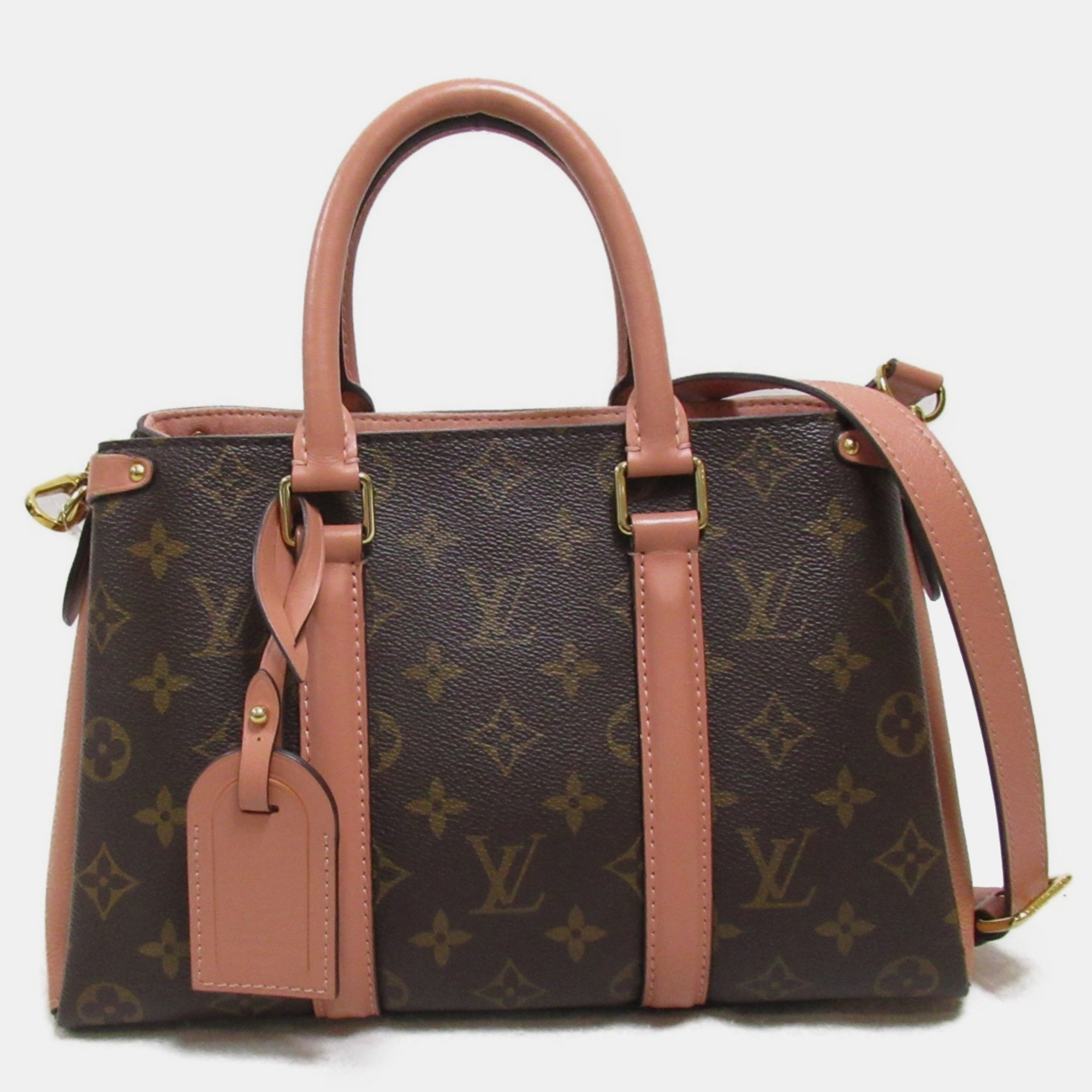 

Louis Vuitton Soufflot Nv Bb Coated Canvas Leather Monogram Brown Shoulder Bag