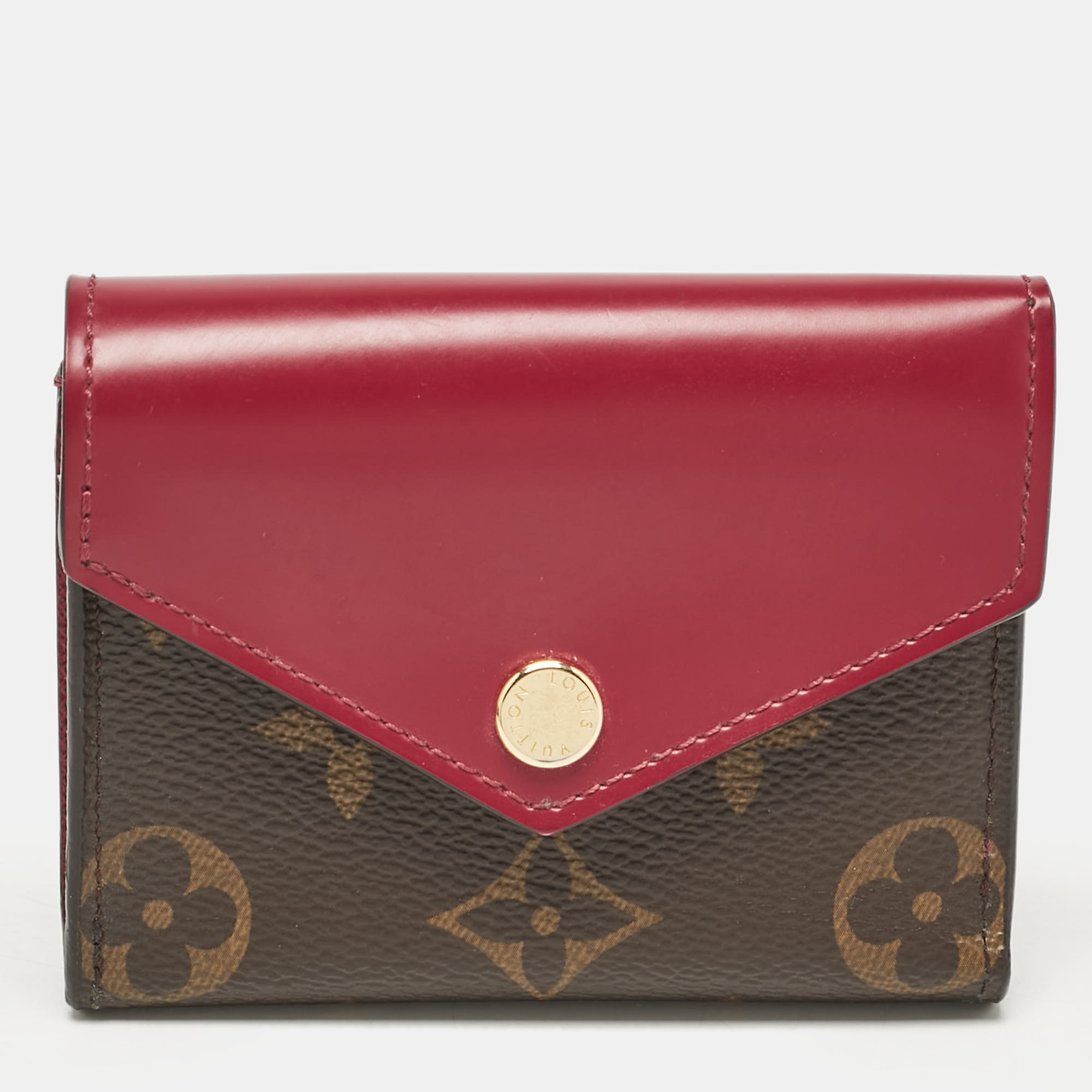 

Louis Vuitton Fuchsia Monogram Canvas and Leather Zoe Wallet, Burgundy