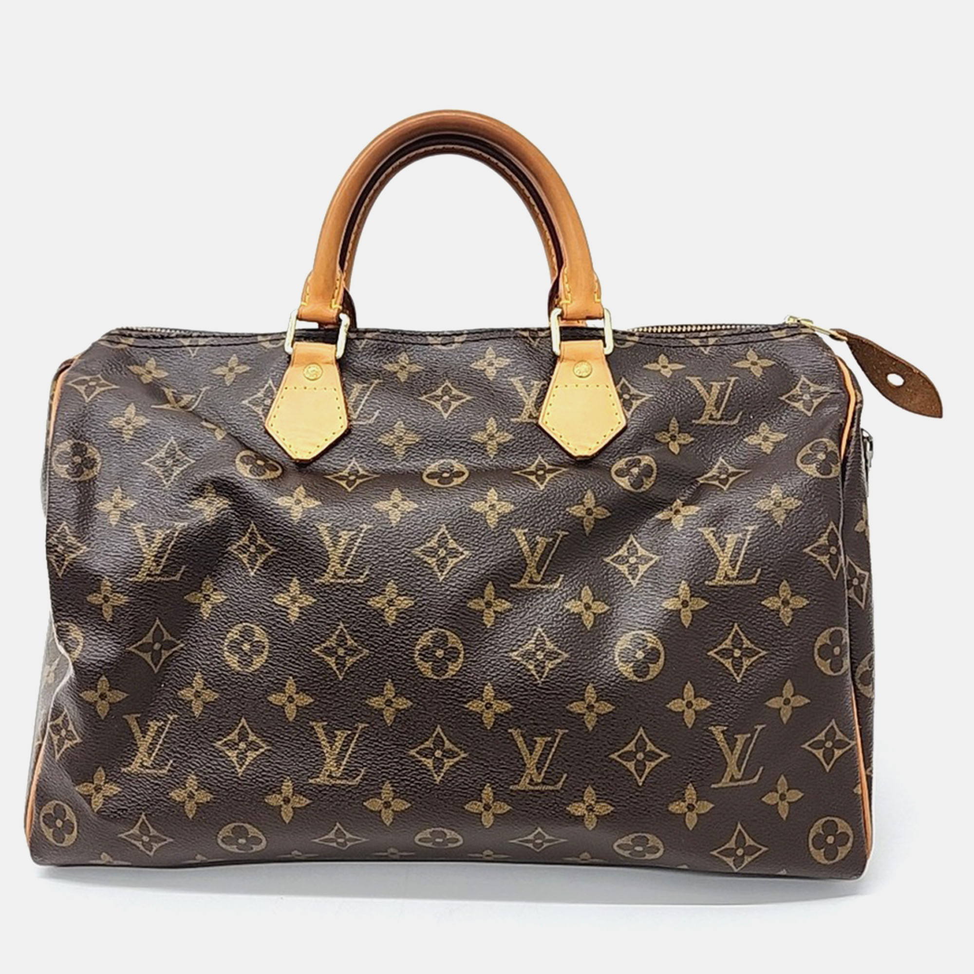 

Louis Vuitton Monogram Speedy 35 Bag, Brown