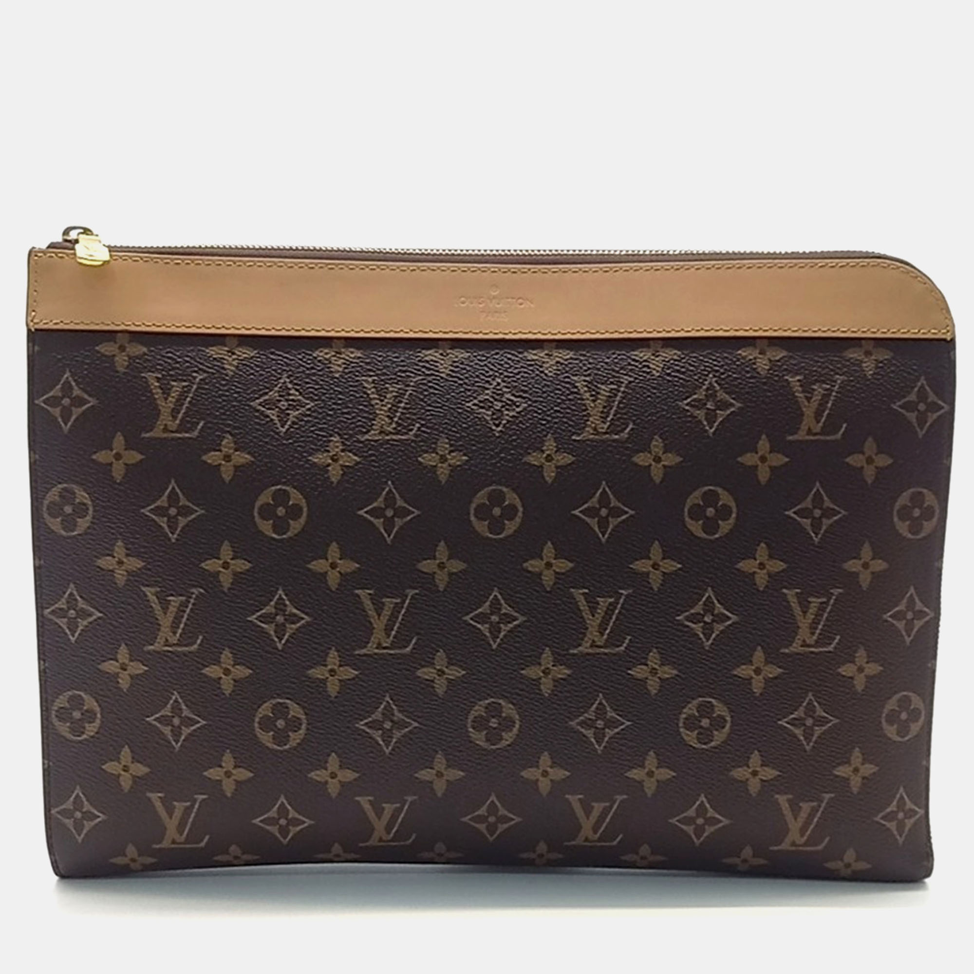 

Louis Vuitton Monogram Pochette Jour NM Bag, Brown