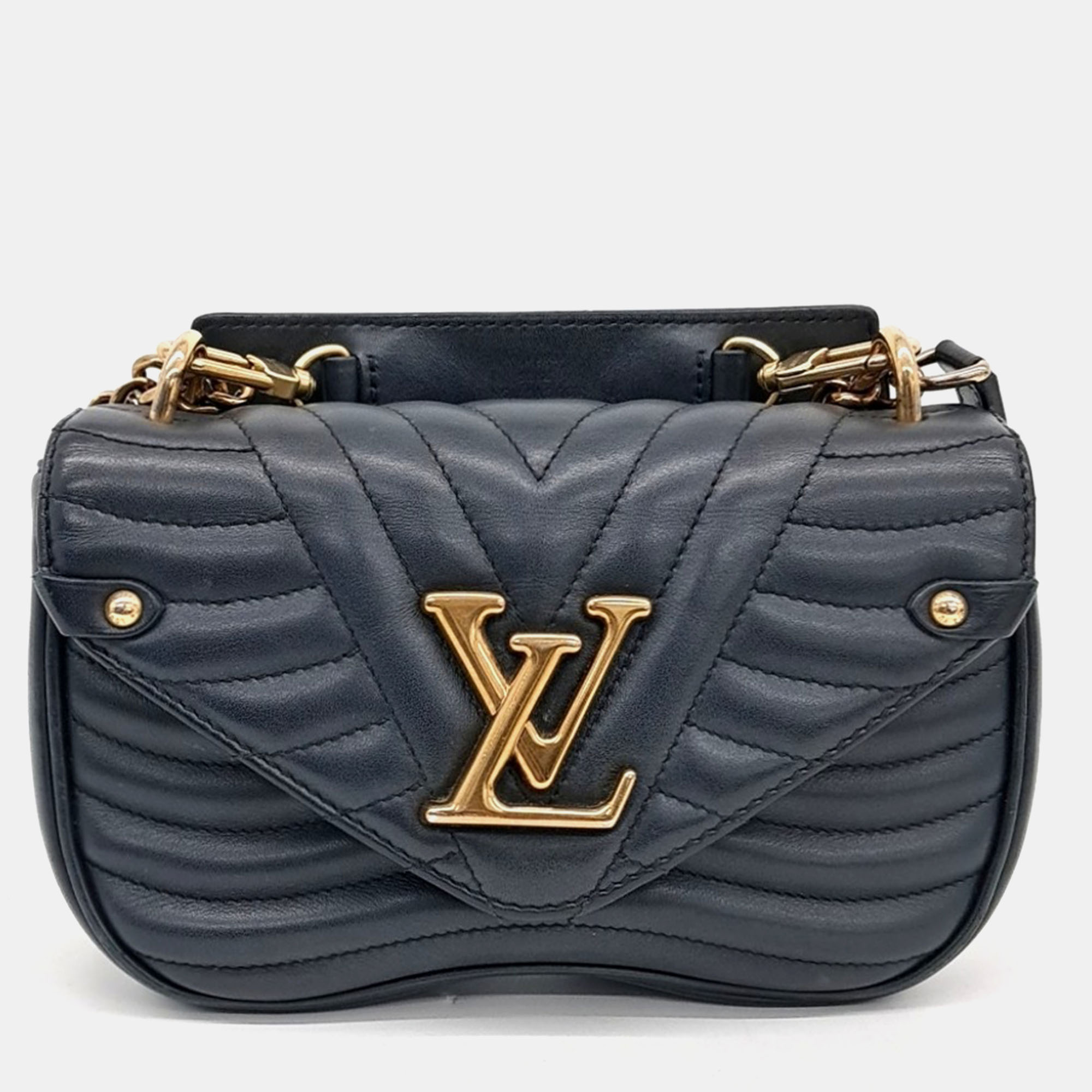 

Louis Vuitton New Wave Chain Bag PM, Black