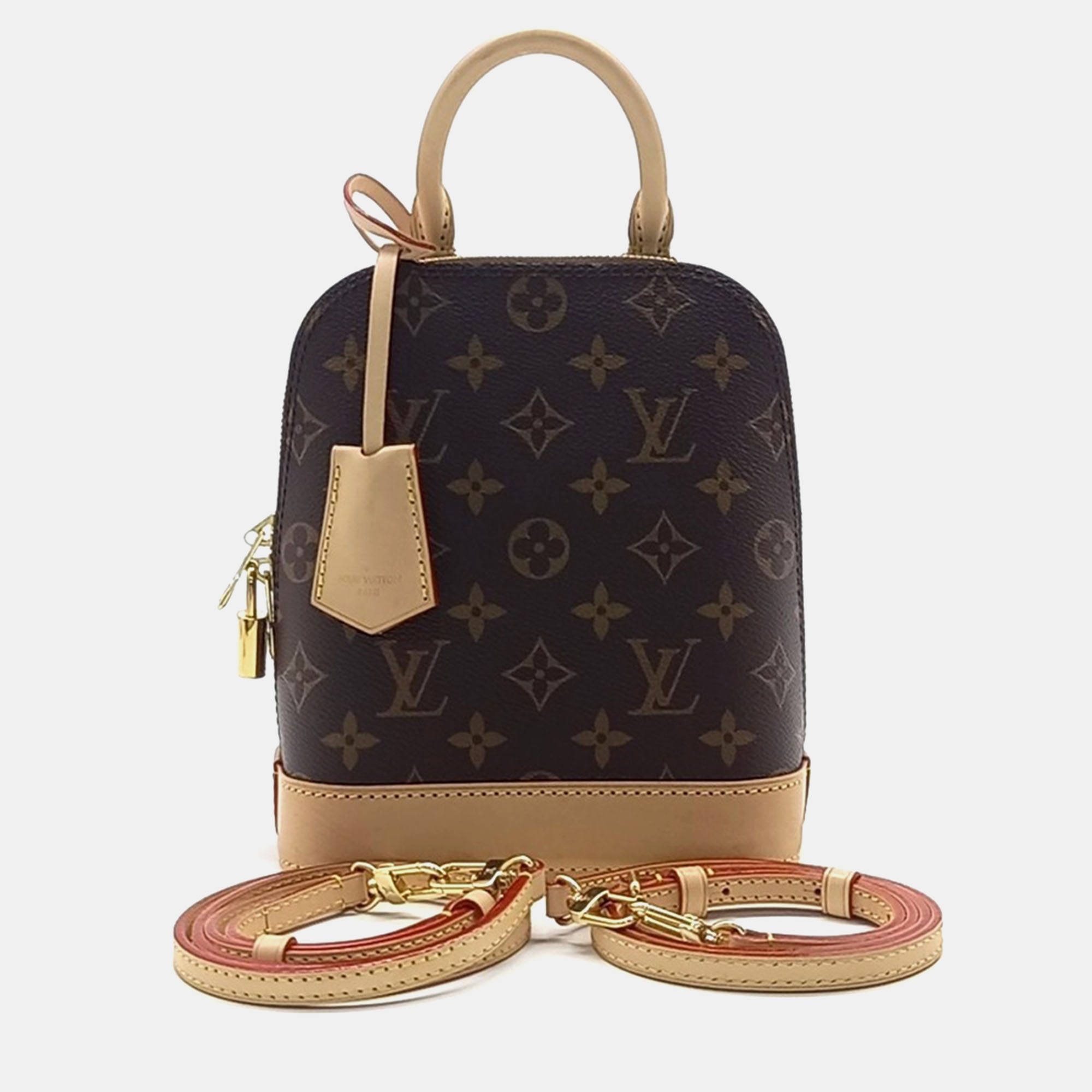 

Louis Vuitton Monogram Alma Backpack, Brown