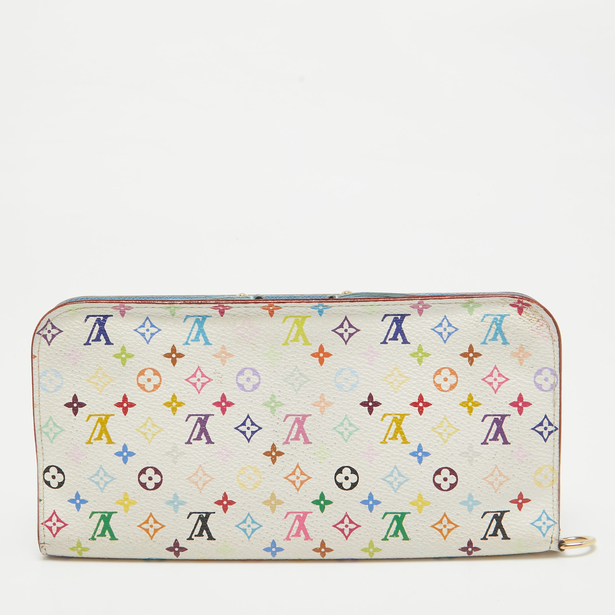 Louis Vuitton White Monogram Multicolore Insolite Wallet 