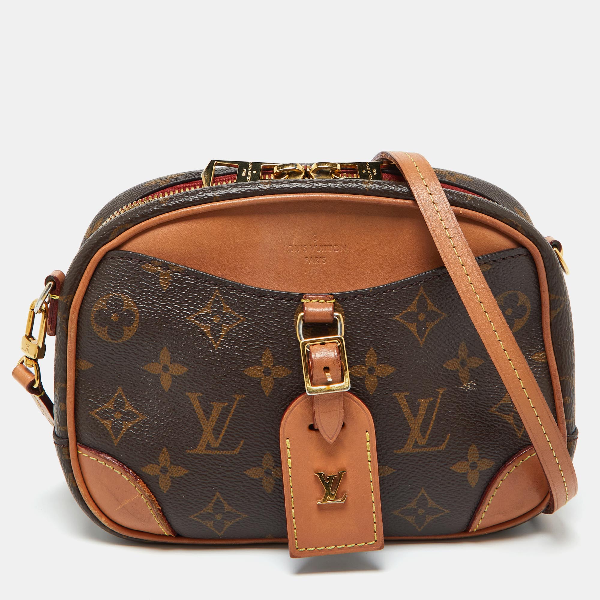 

Louis Vuitton Monogram Canvas Deauville Mini Bag, Brown