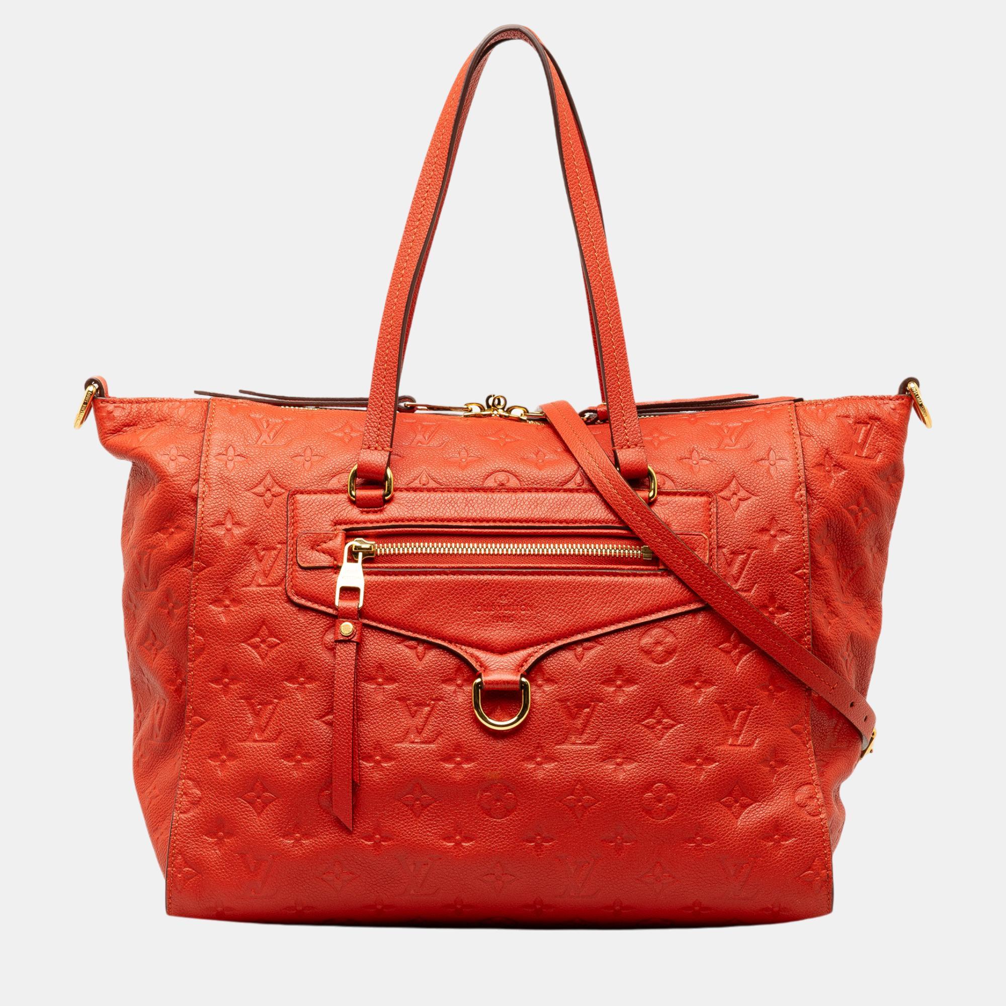 

Louis Vuitton Red Monogram Empreinte Lumineuse PM