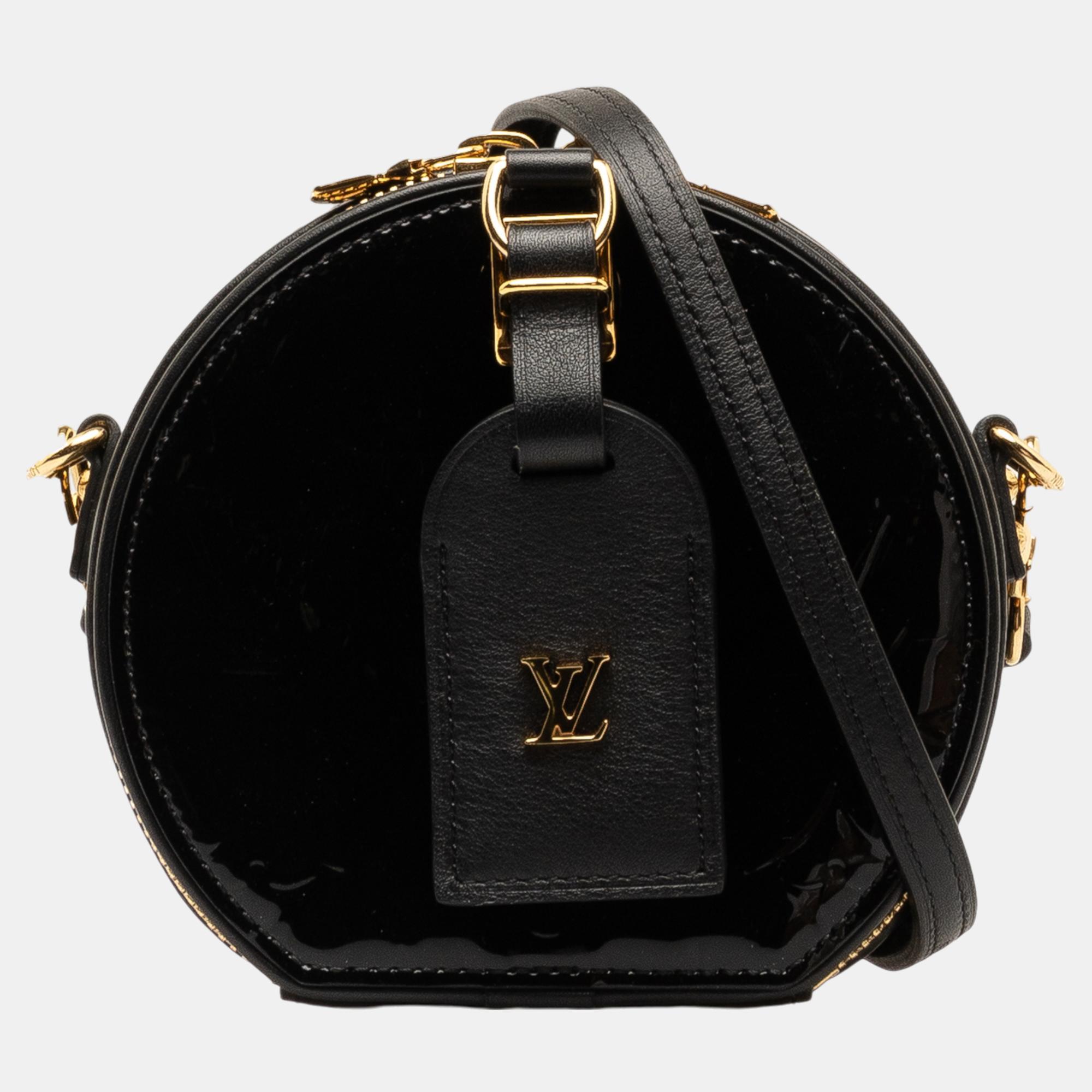 

Louis Vuitton Black Vernis Mini Boite Chapeau Souple