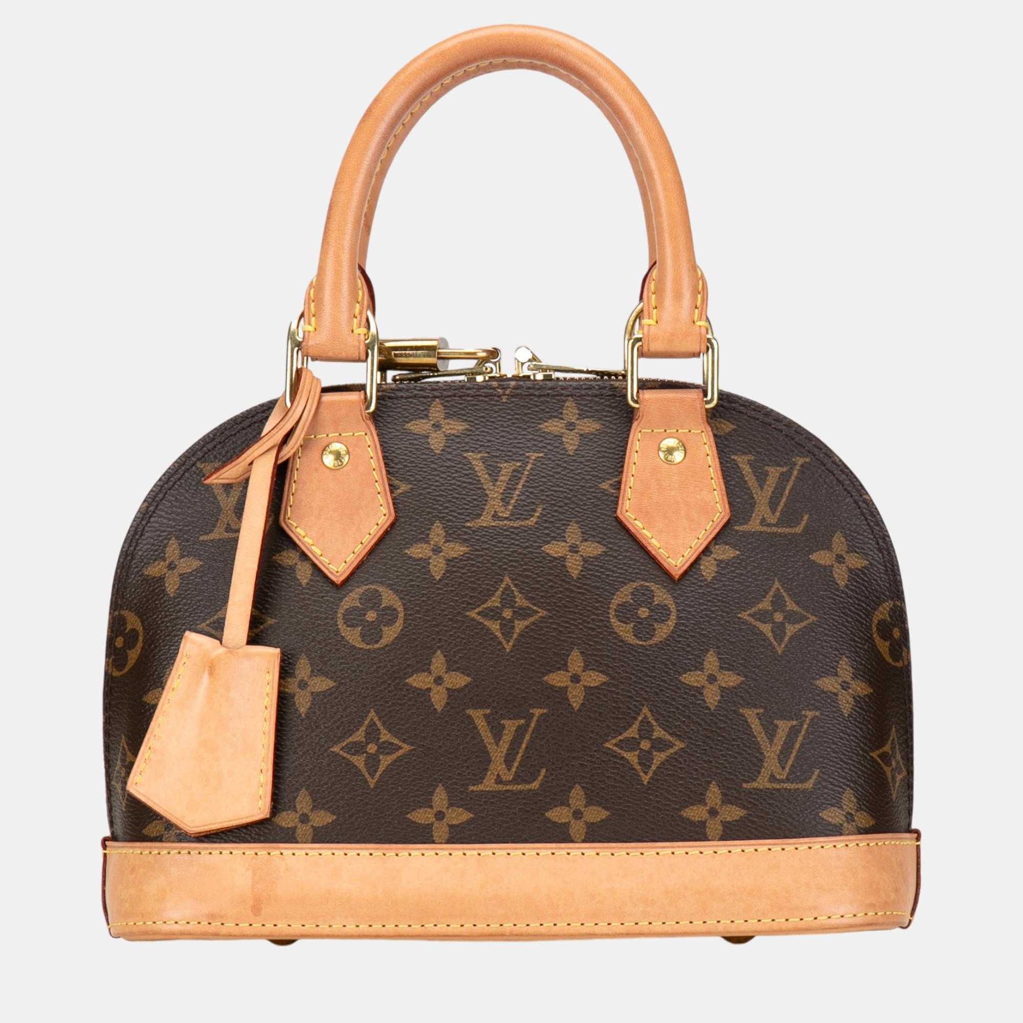 

Louis Vuitton Brown Monogram Alma BB