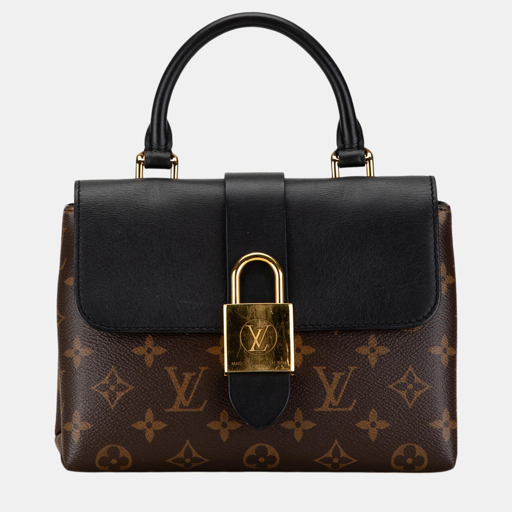 

Louis Vuitton Black/Brown Monogram Locky BB