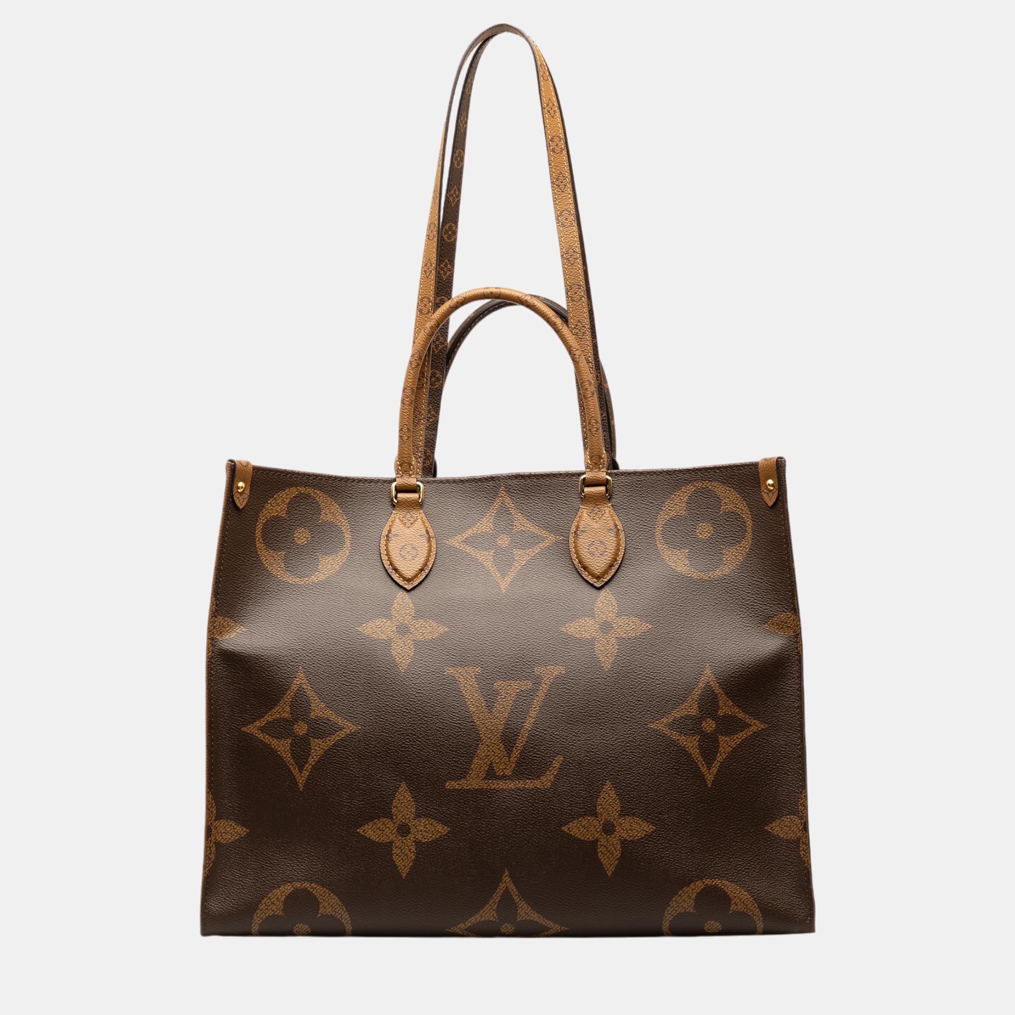 

Louis Vuitton Brown Monogram Reverse Giant OnTheGo GM