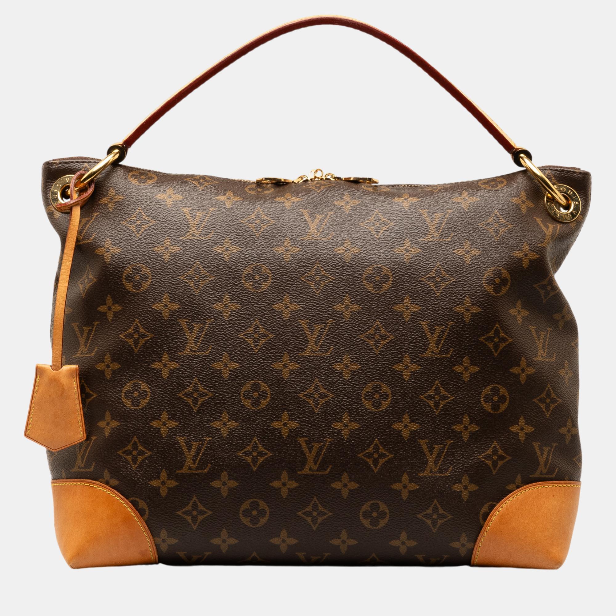 

Louis Vuitton Brown Monogram Berri PM