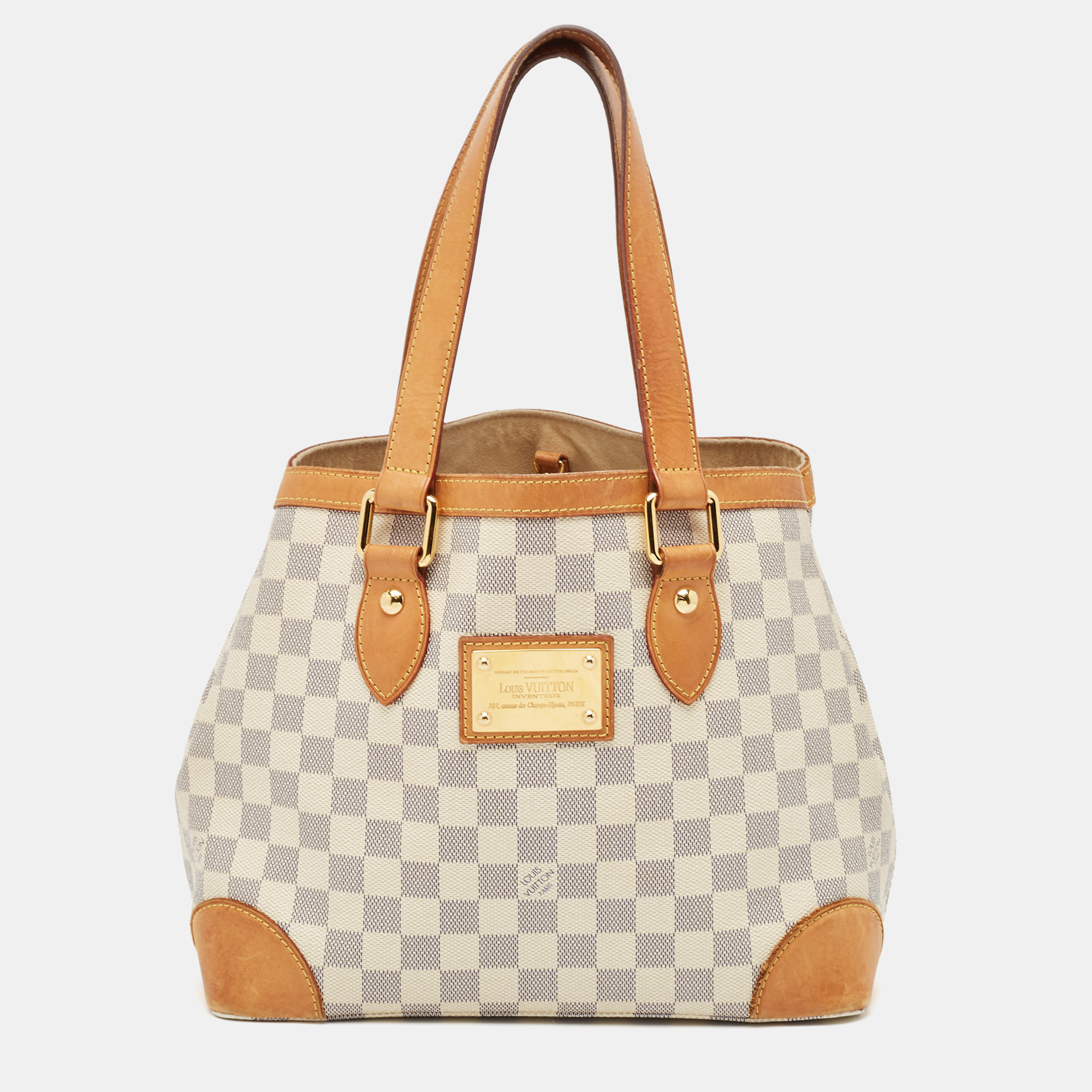 

Louis Vuitton Damier Azur Canvas Hampstead PM Bag, Grey