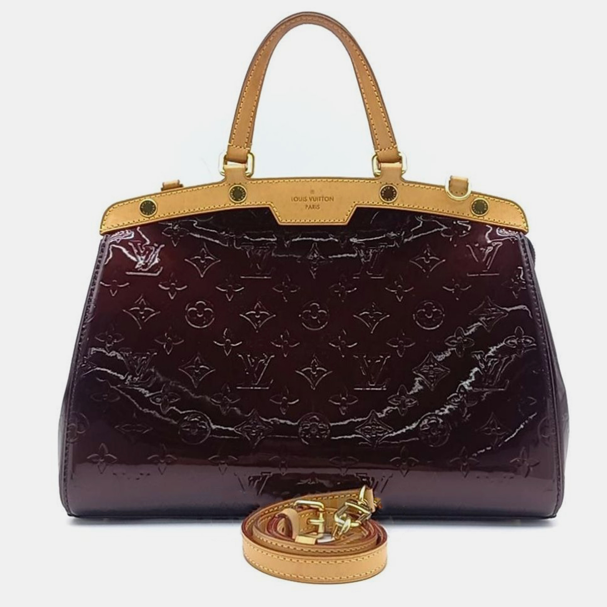 

Louis Vuitton Vernis Brea MM, Burgundy