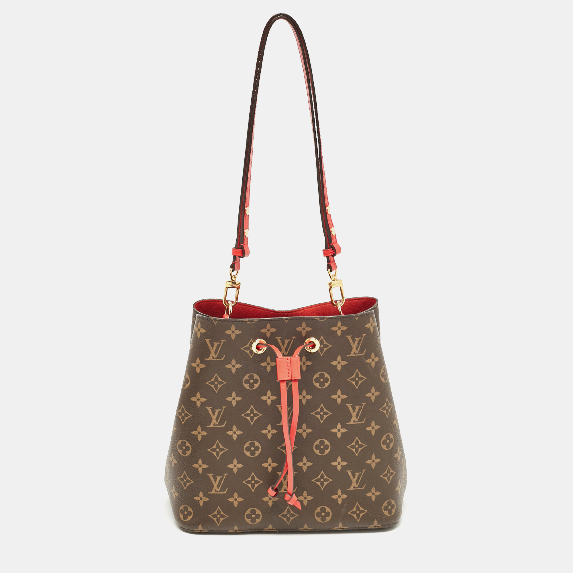 

Louis Vuitton Coquelicot Red Monogram Canvas NeoNoe MM Bag