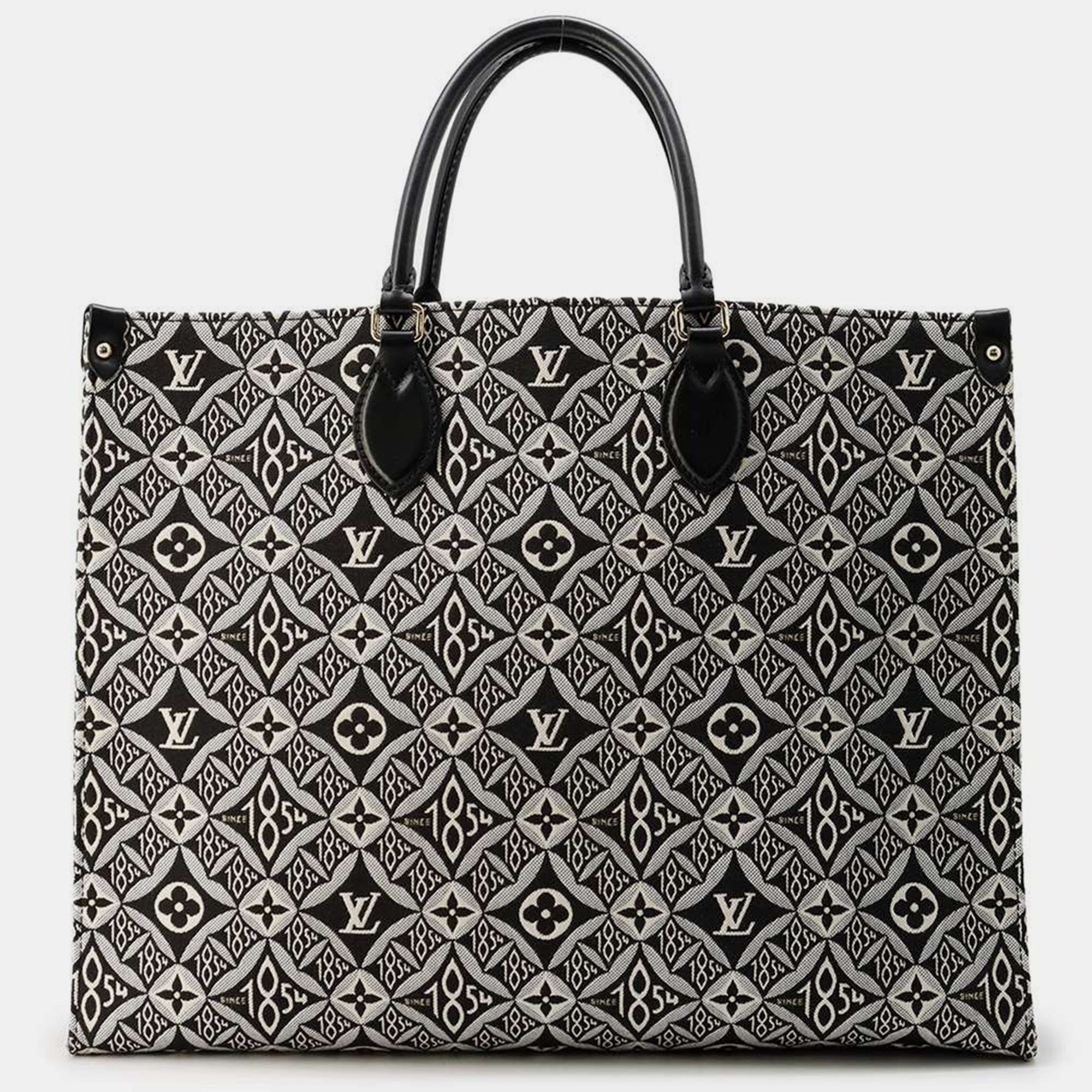 

Louis Vuitton Noir Monogram Jacquard Onthego Size GM, Black