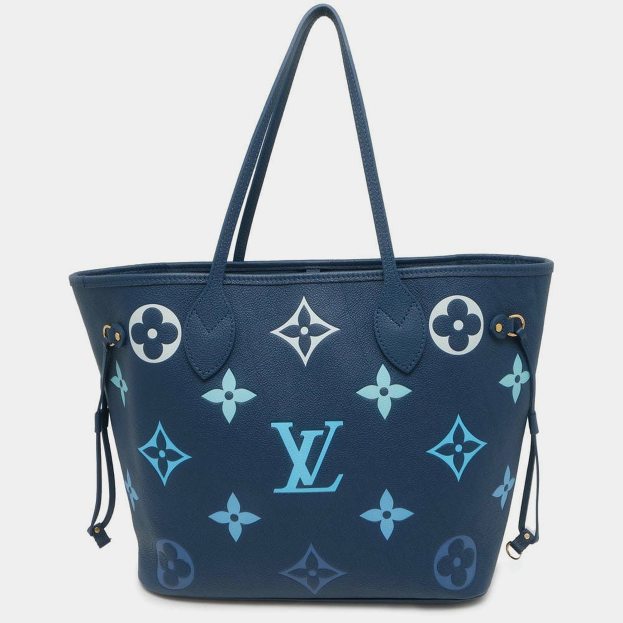 

Louis Vuitton Blue Monogram Empreinte Leather Neverfull Gradation Size MM