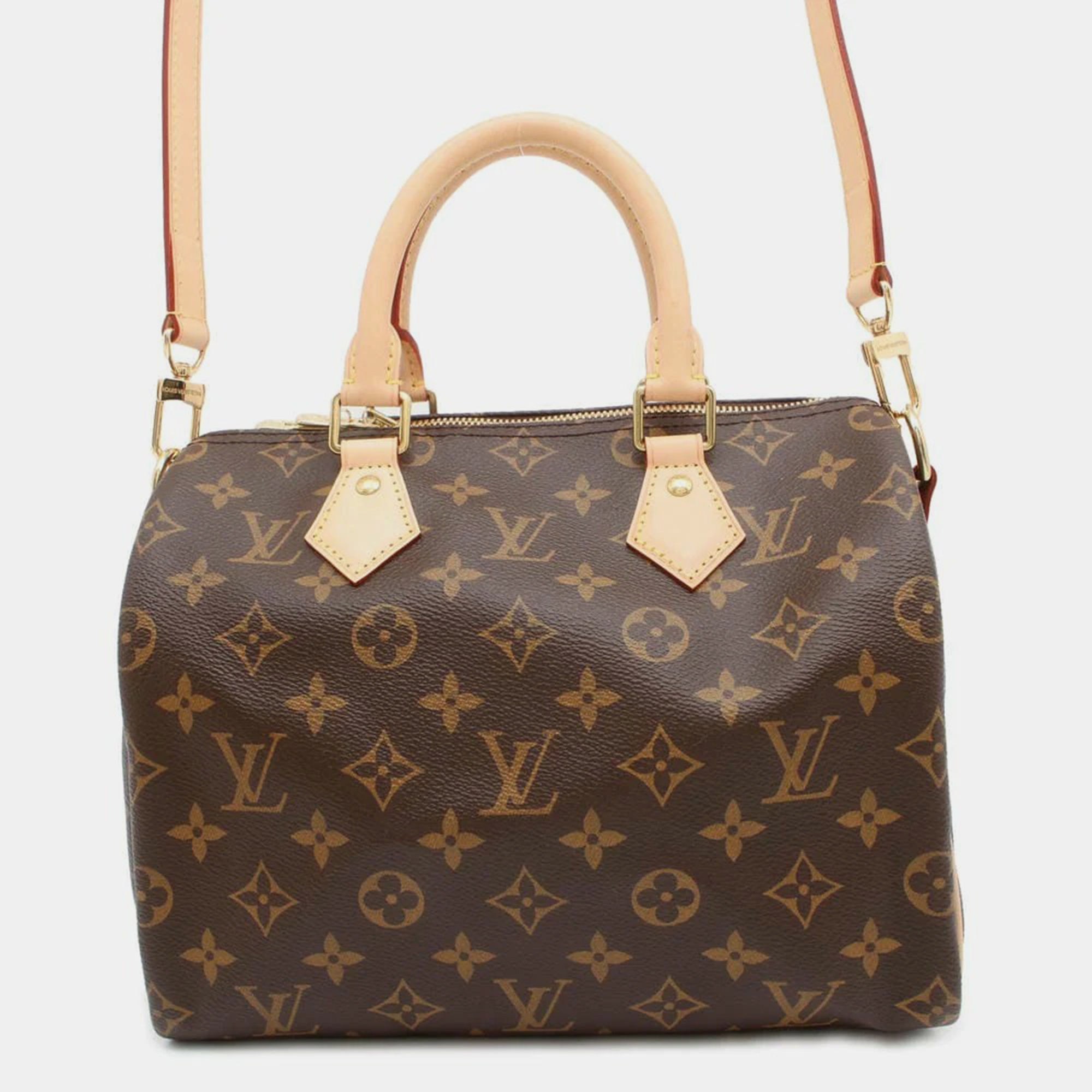 

Louis Vuitton Brown Monogram Speedy Bandouliere Size