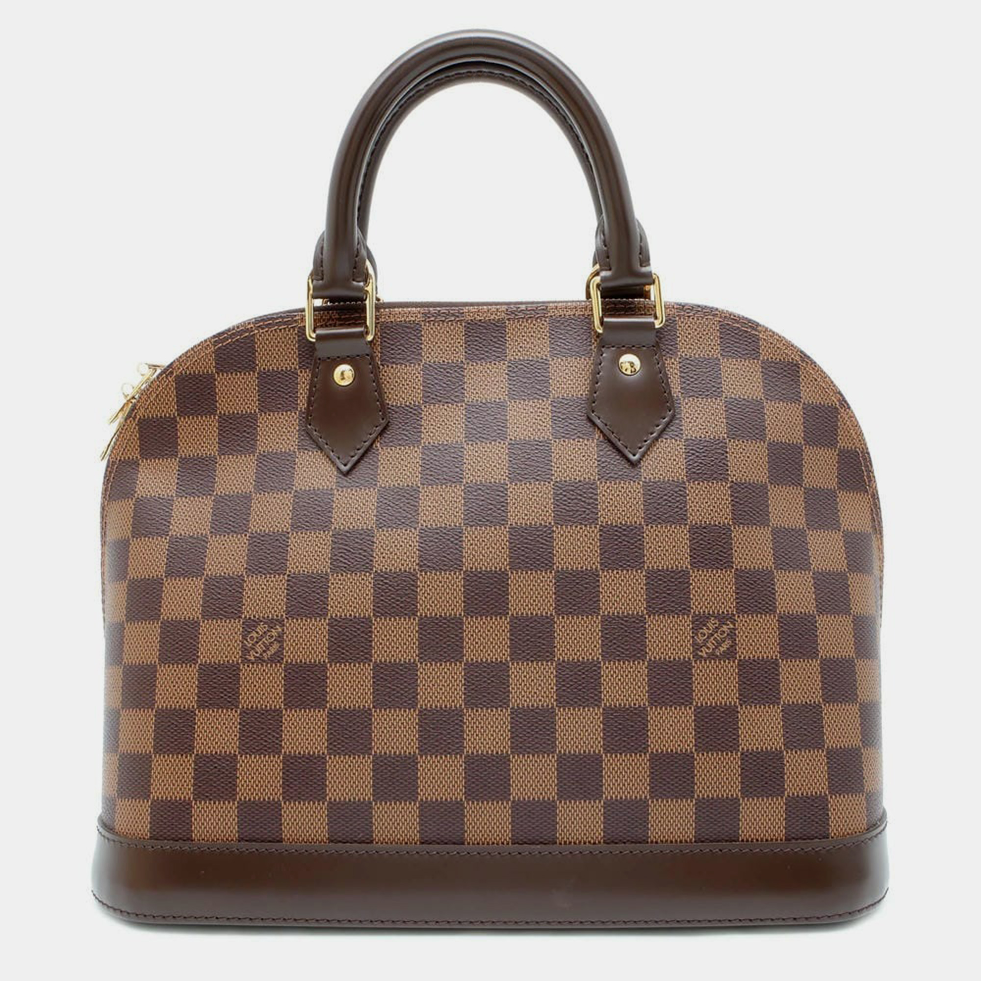 

Louis Vuitton Red Damier Ebene Canvas Alma Size PM, Brown