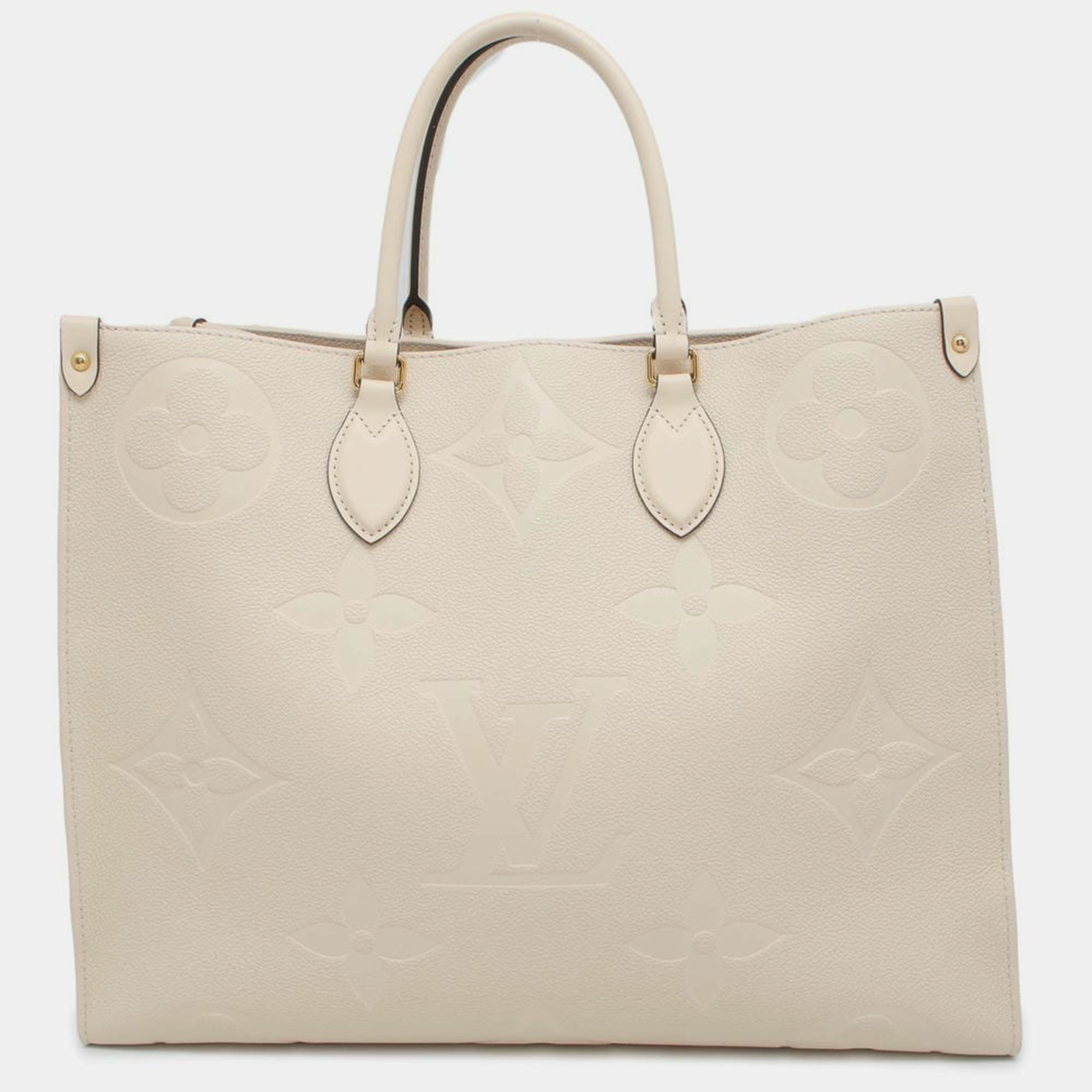 

Louis Vuitton Onthego Claim Monogram Empreinte Leather Size GM, Beige