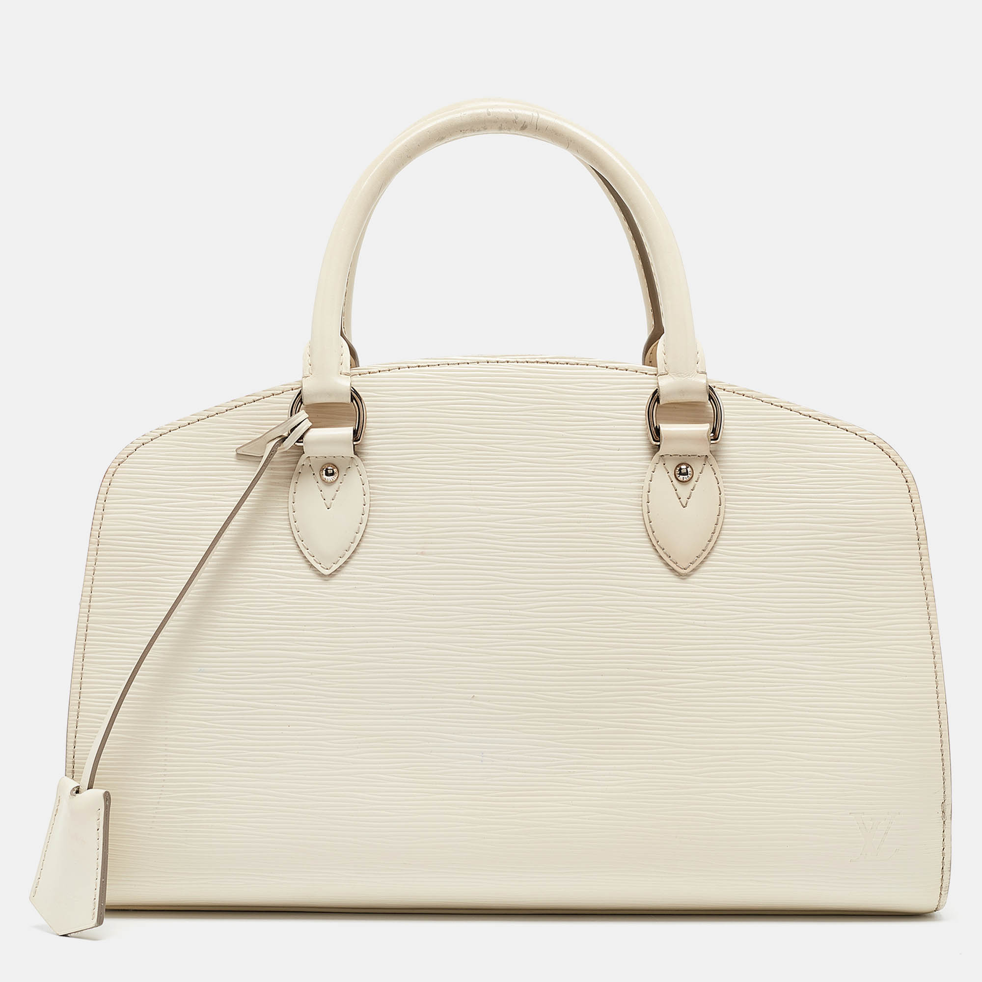 

Louis Vuitton Ivorie Epi Leather Pont Neuf PM Bag, White