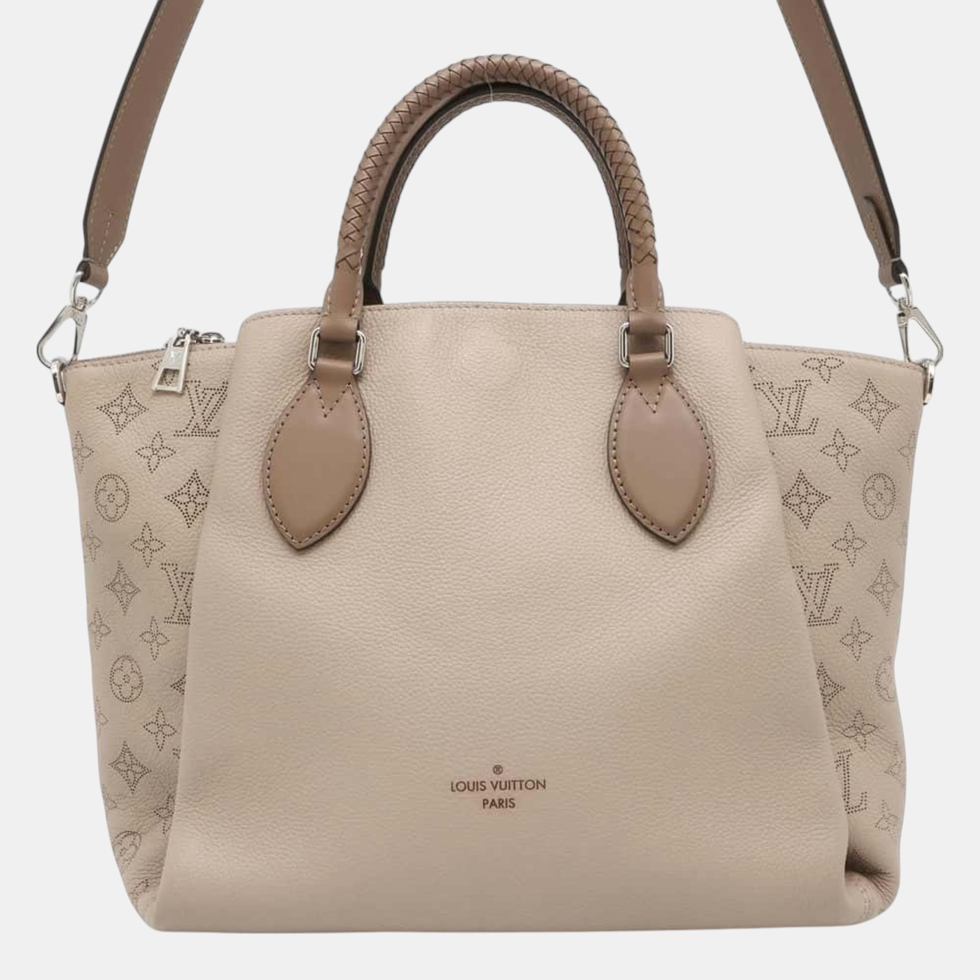 

Louis Vuitton Monogram Mahina Omer Handbag, Beige