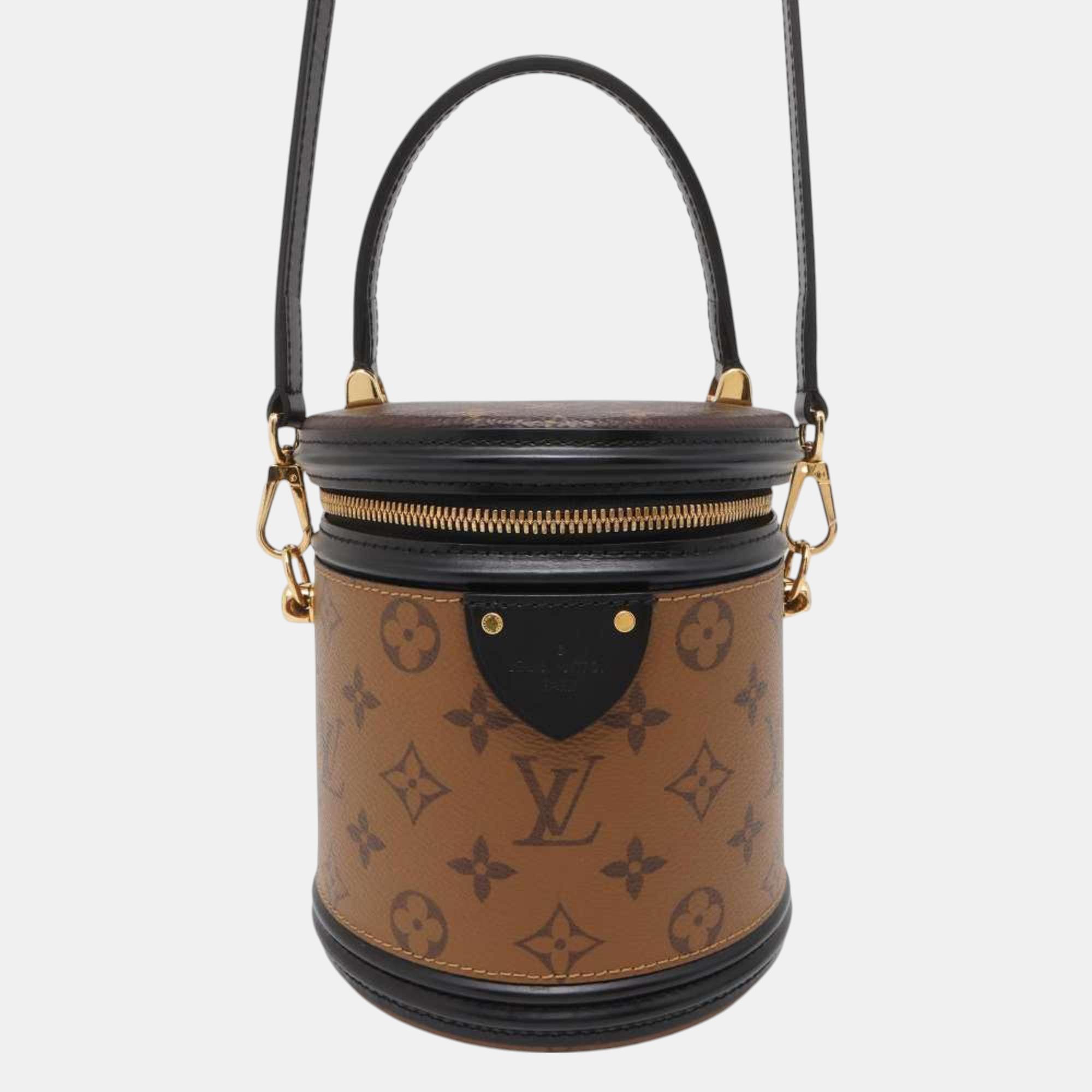 

Louis Vuitton Monogram Reverse Cannes Handbag, Black