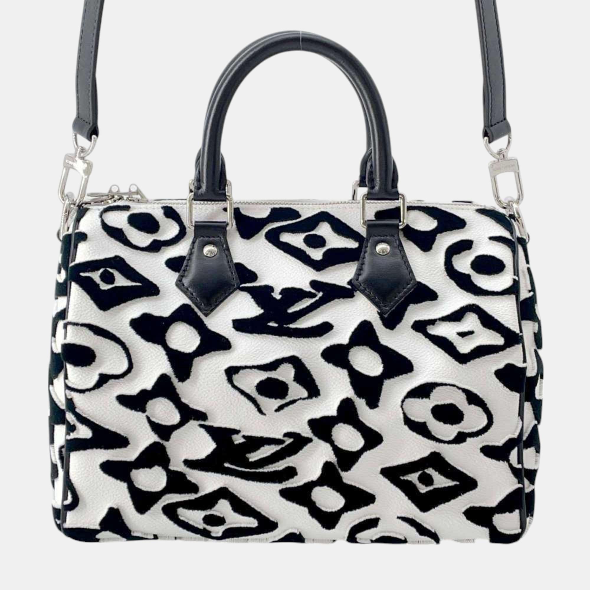 

Louis Vuitton Black Monogram Speedy Bandouliere 25 Handbag