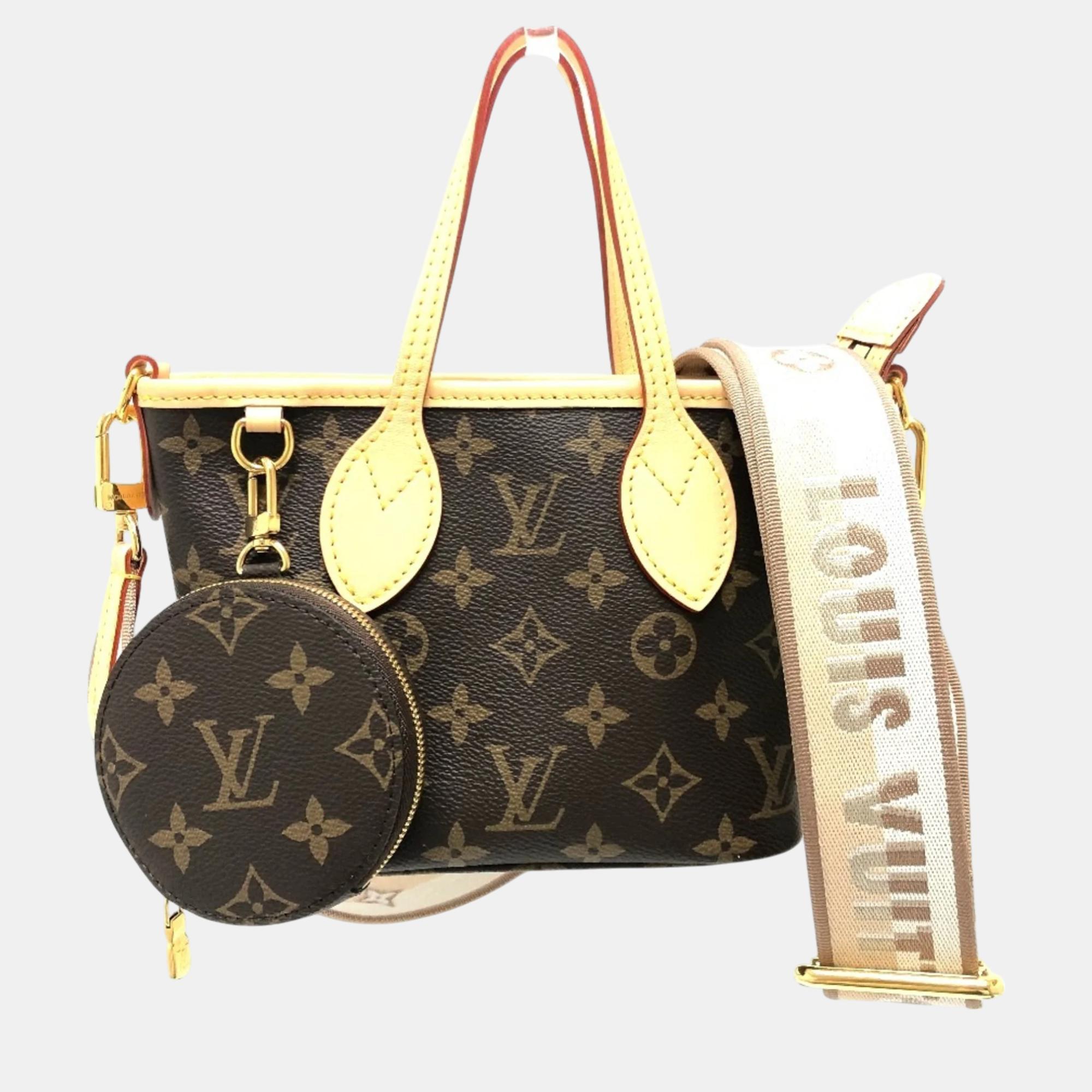 

Louis Vuitton Neverfull BB Monogram Canvas Brown Bag