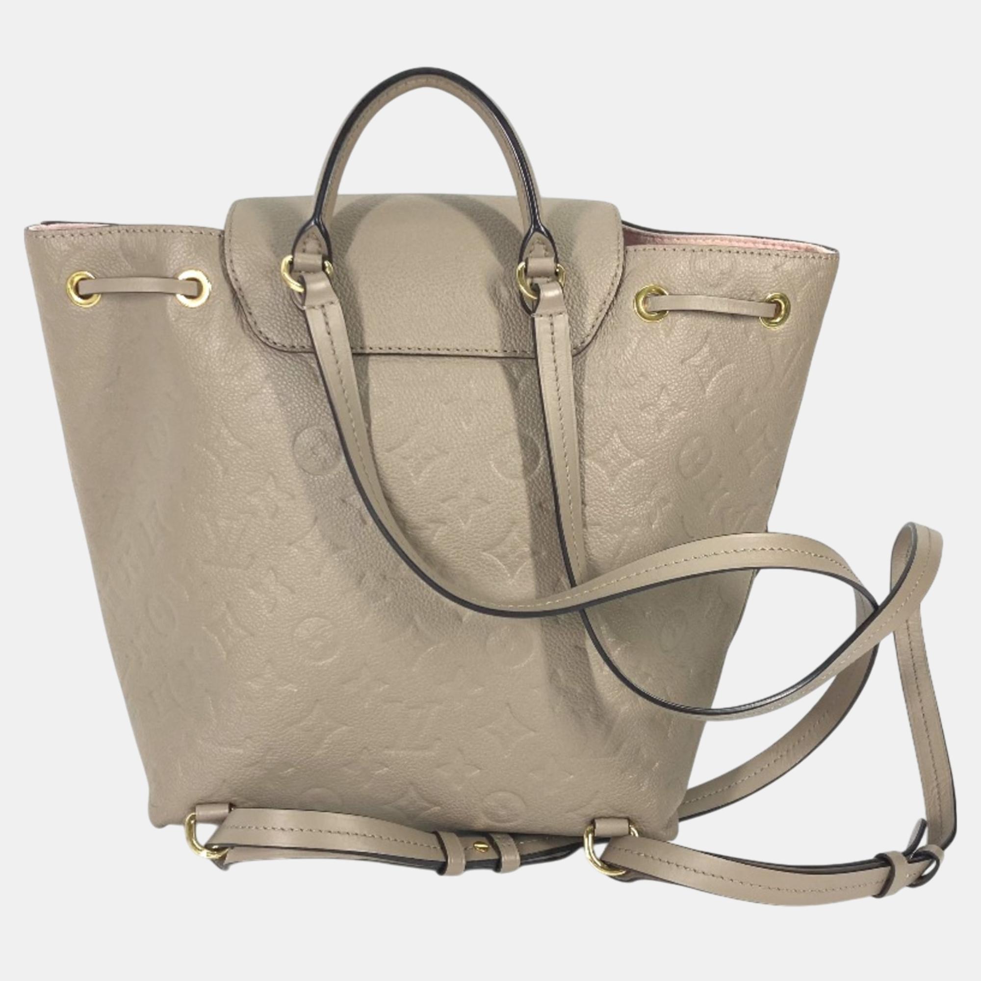 

Louis Vuitton Monogram Empreinte Beige backpack