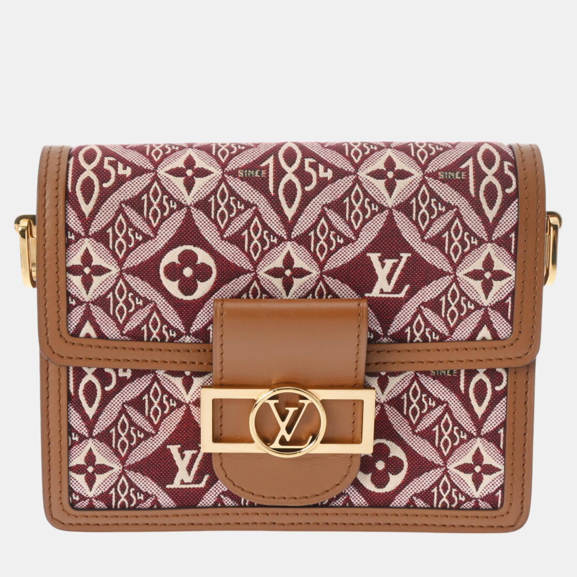 

Louis Vuitton Pink Monogram Jacquard Dauphine MINI Shoulder Bag