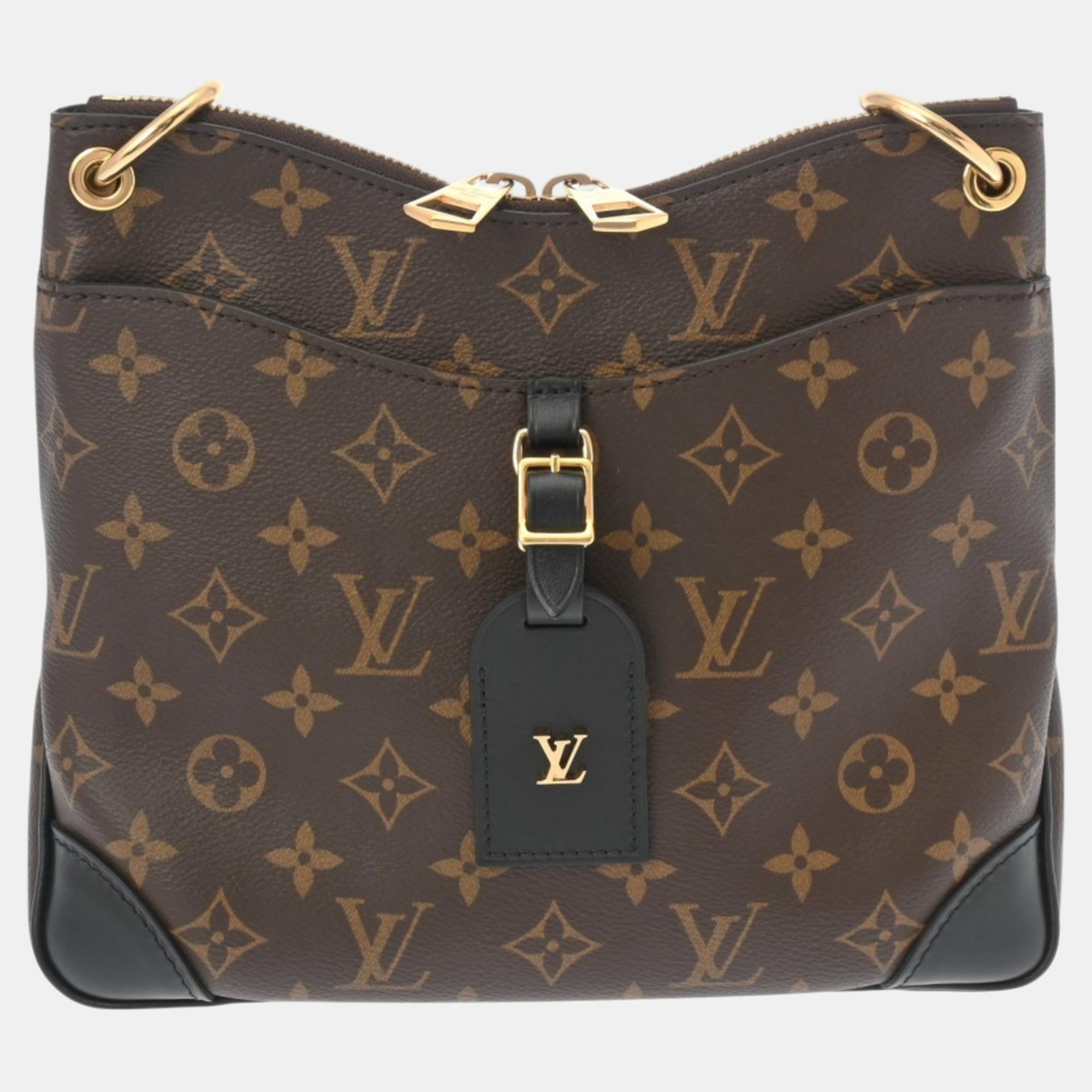 

Louis Vuitton Monogram Odeon NM PM Brown/Noir Canvas Shoulder Bag