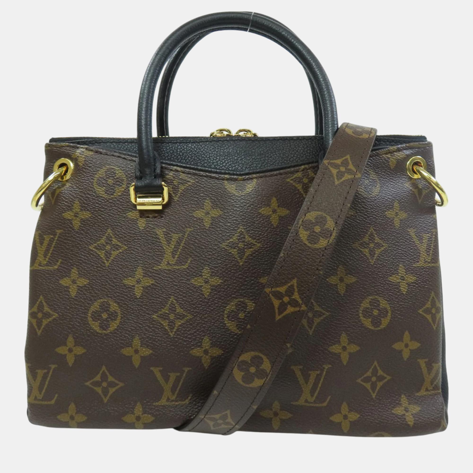 

Louis Vuitton Monogram Canvas Pallas BB Handbag, Brown