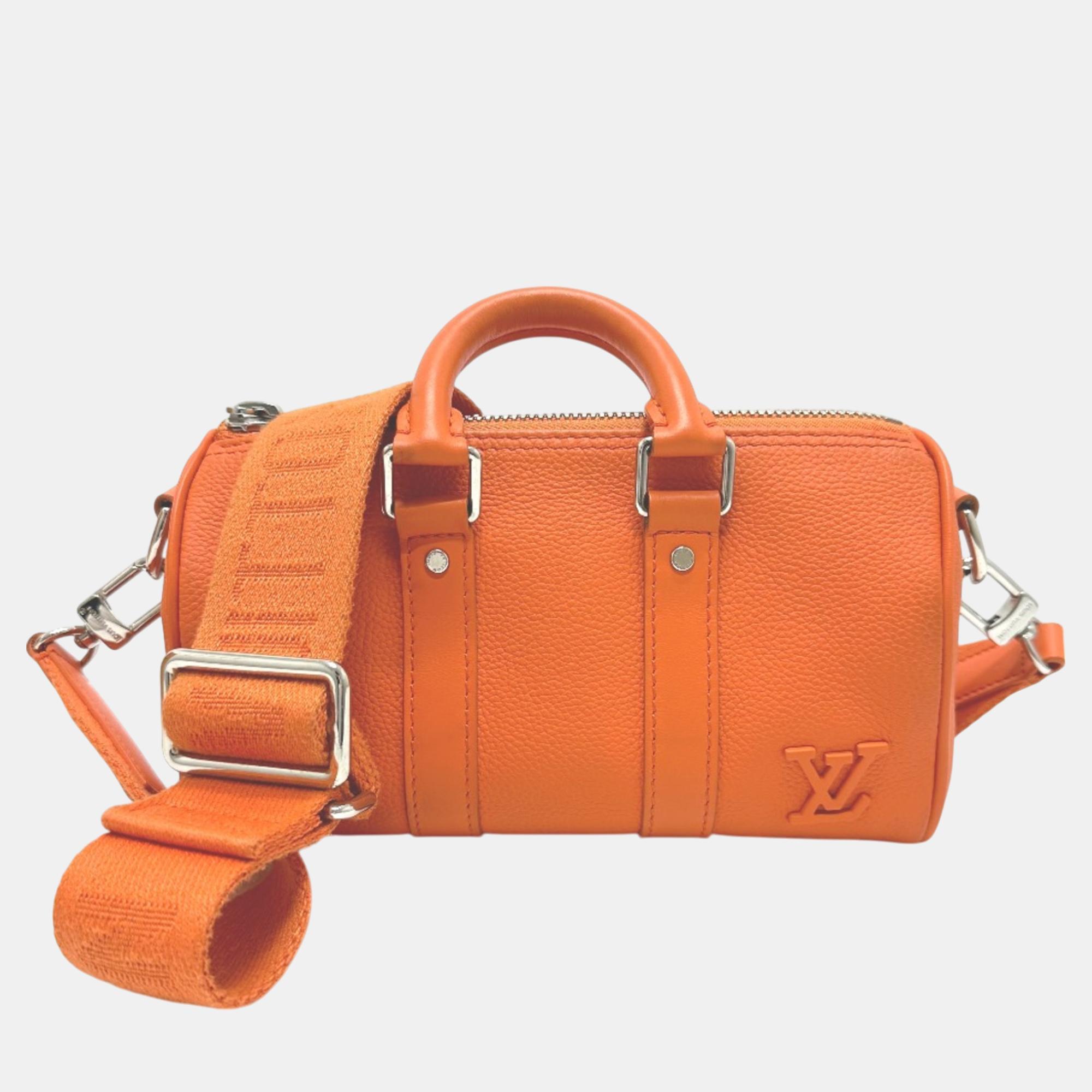 

Louis Vuitton Orange LV Aerogram Crossbody Bag