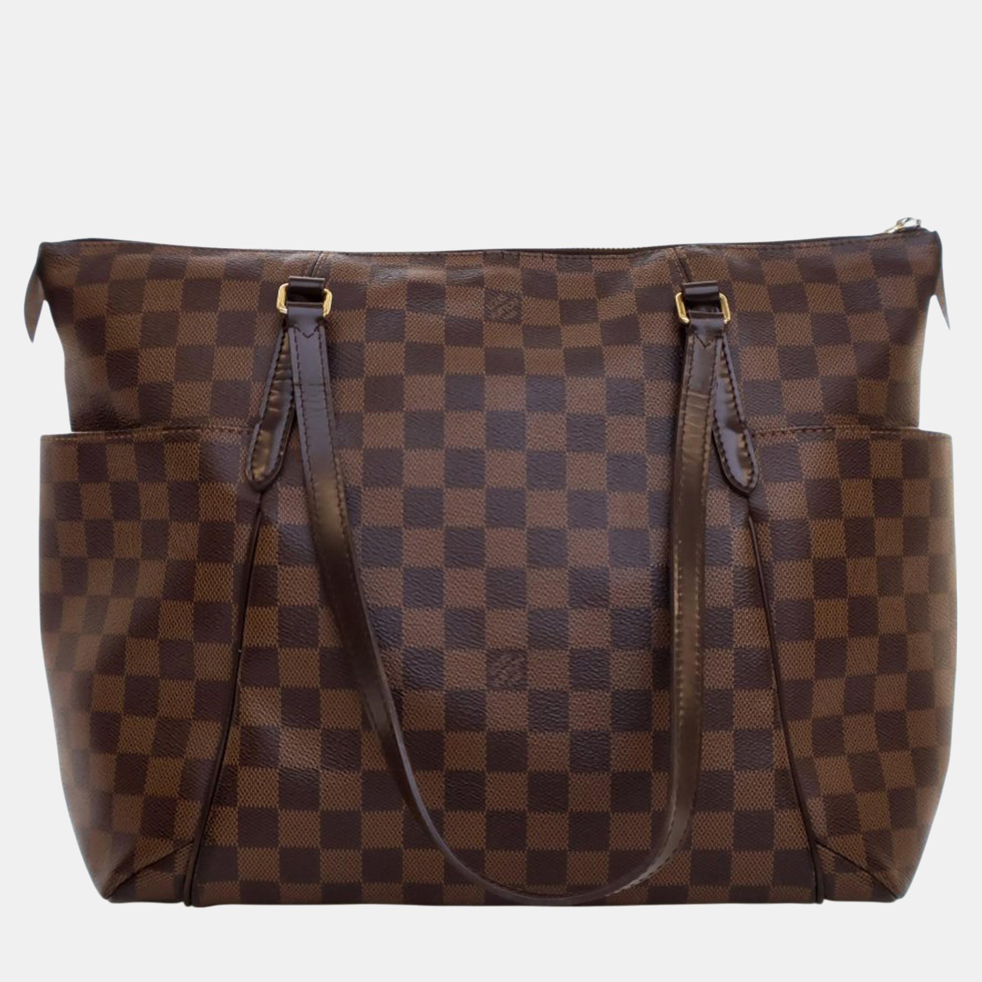 

Louis Vuitton Damier Ebene Totally MM Bag, Brown