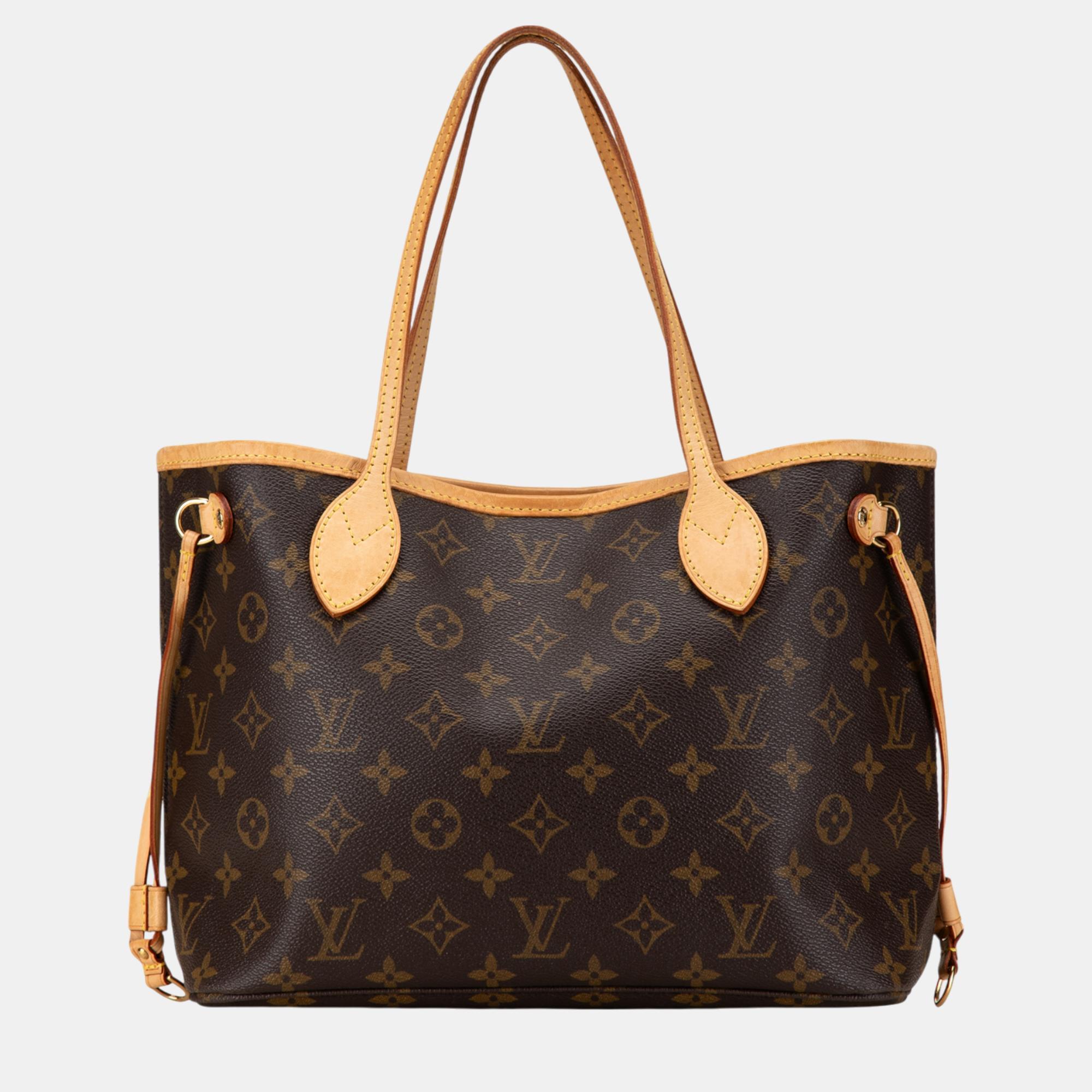 

Louis Vuitton Monogram Neverfull PM, Brown