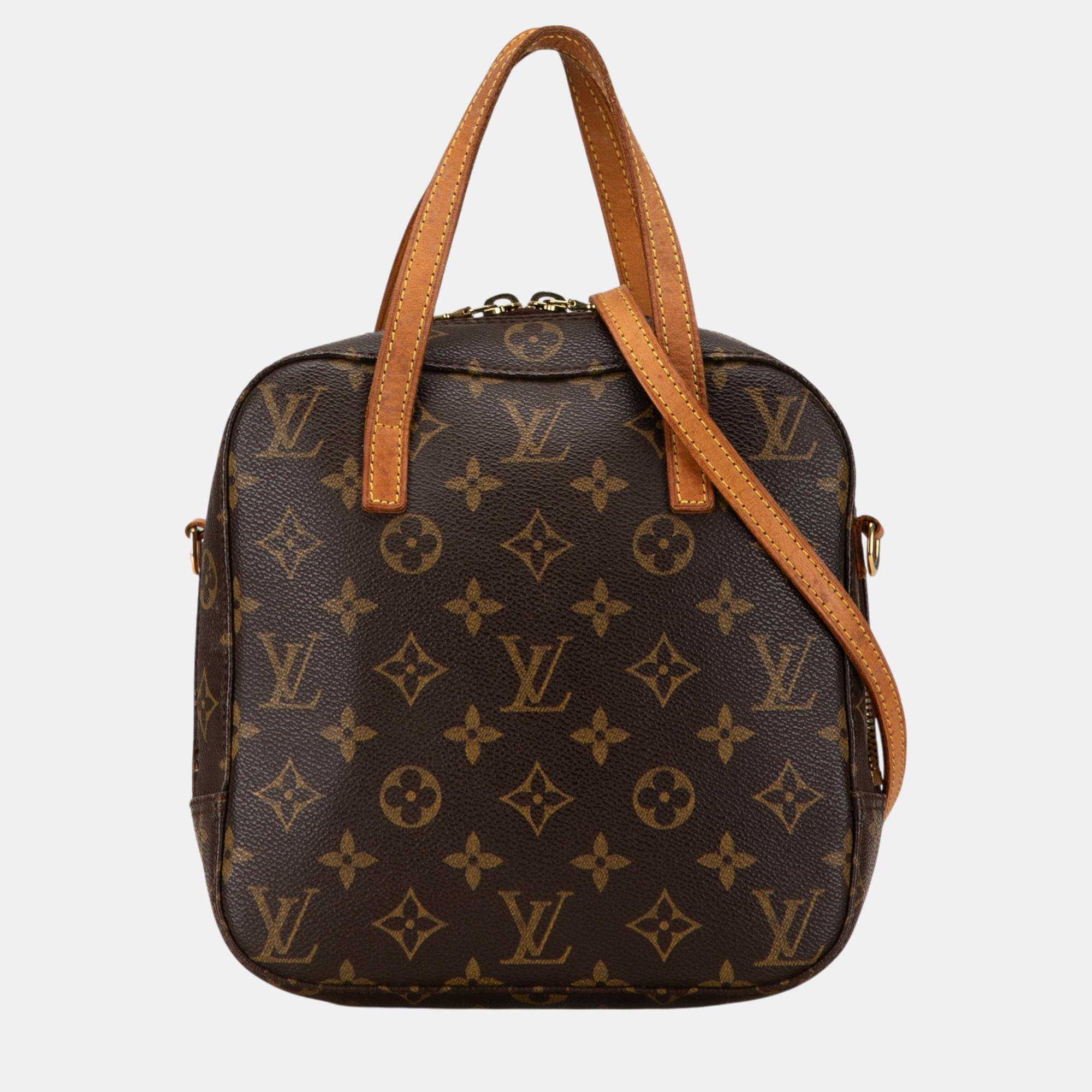 

Louis Vuitton Monogram Spontini Bag, Brown