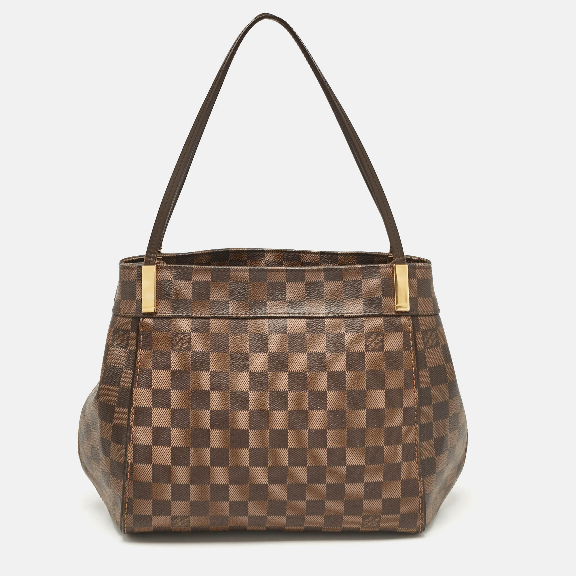 

Louis Vuitton Damier Ebene Canvas and Leather Marylebone PM Bag, Brown